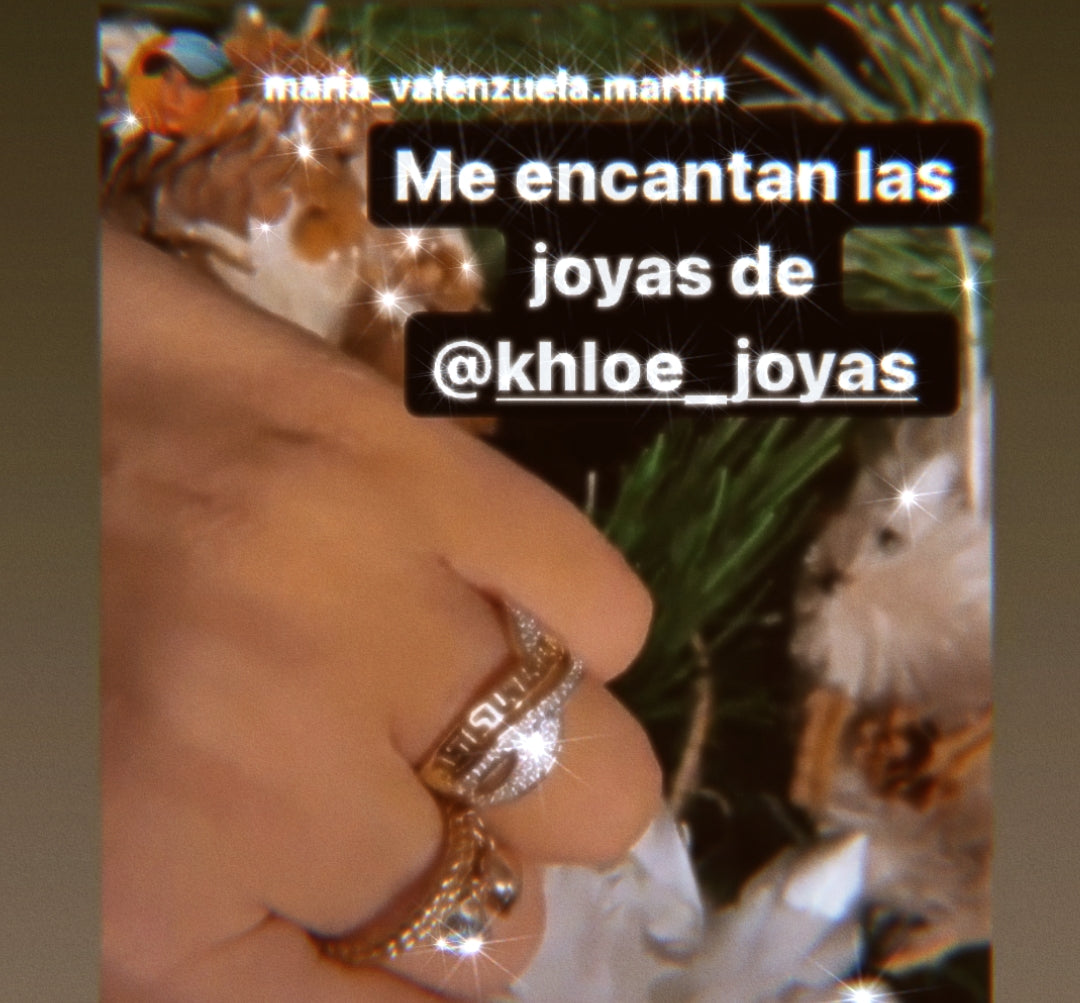 Anillo Corfu | KHLOE JOYAS | 40%,Anillos,Color Oro,Color Plata,Con Brillantes
