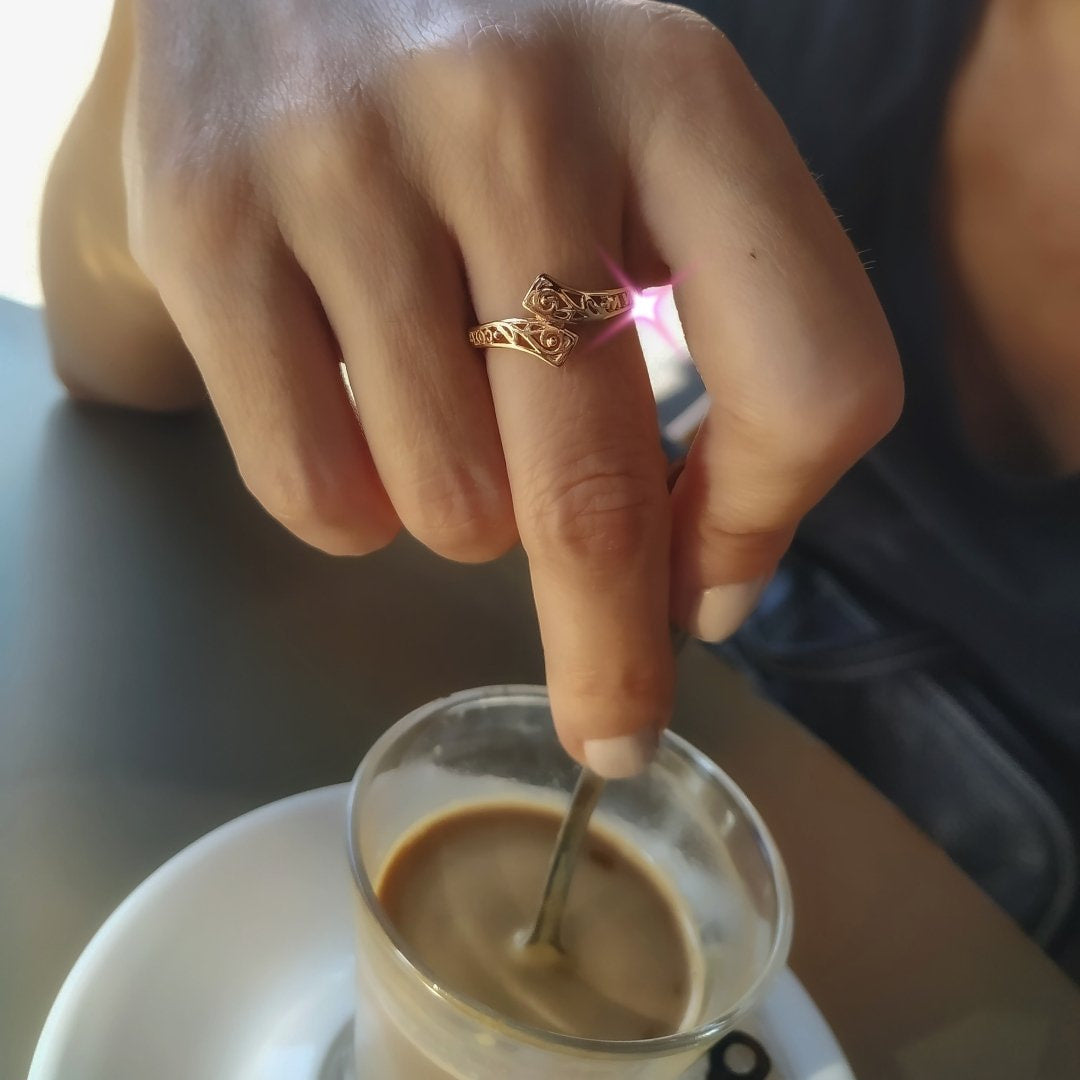 Anillo Kendall | KHLOE JOYAS | 40%,Anillos,Color Oro,Color Rosé