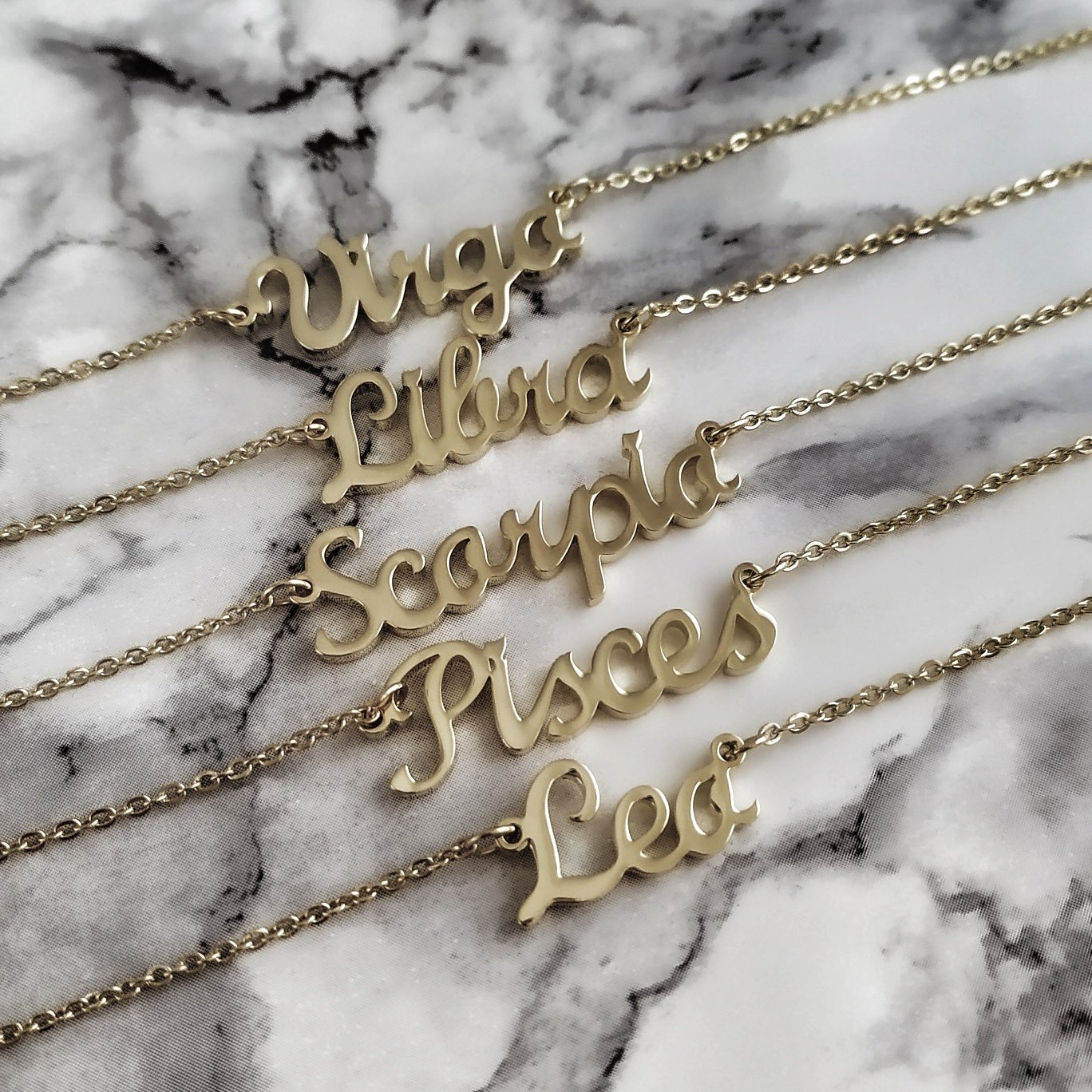 Bella Zodiaco Gargantilla | KHLOE JOYAS | Collares,Color Oro,Gargantillas,Zodiaco