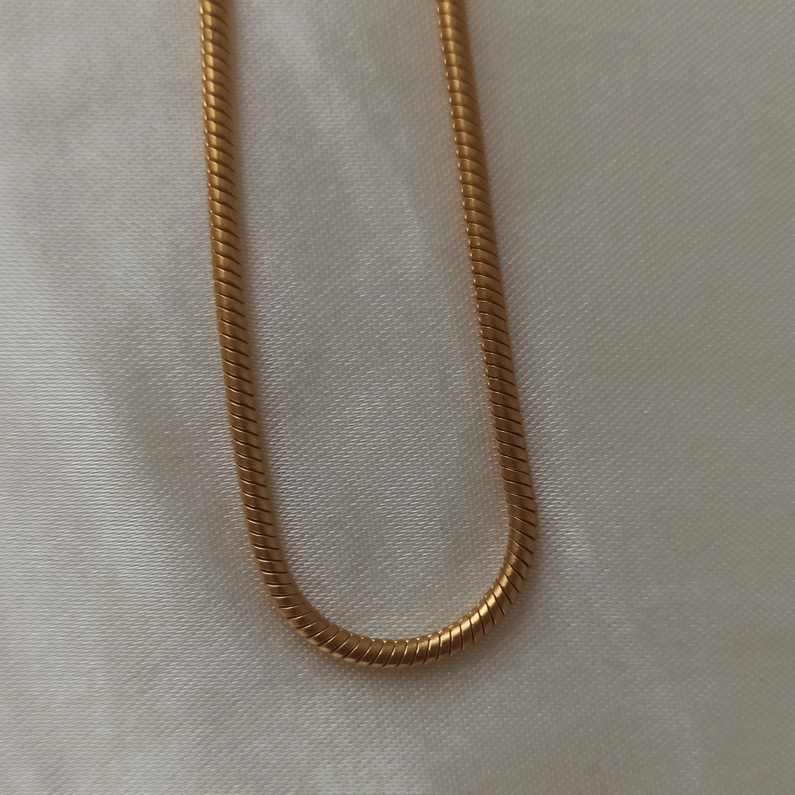 Cadena Snake Round | KHLOE JOYAS | 40%,Cadenas,Color Oro,Gargantillas