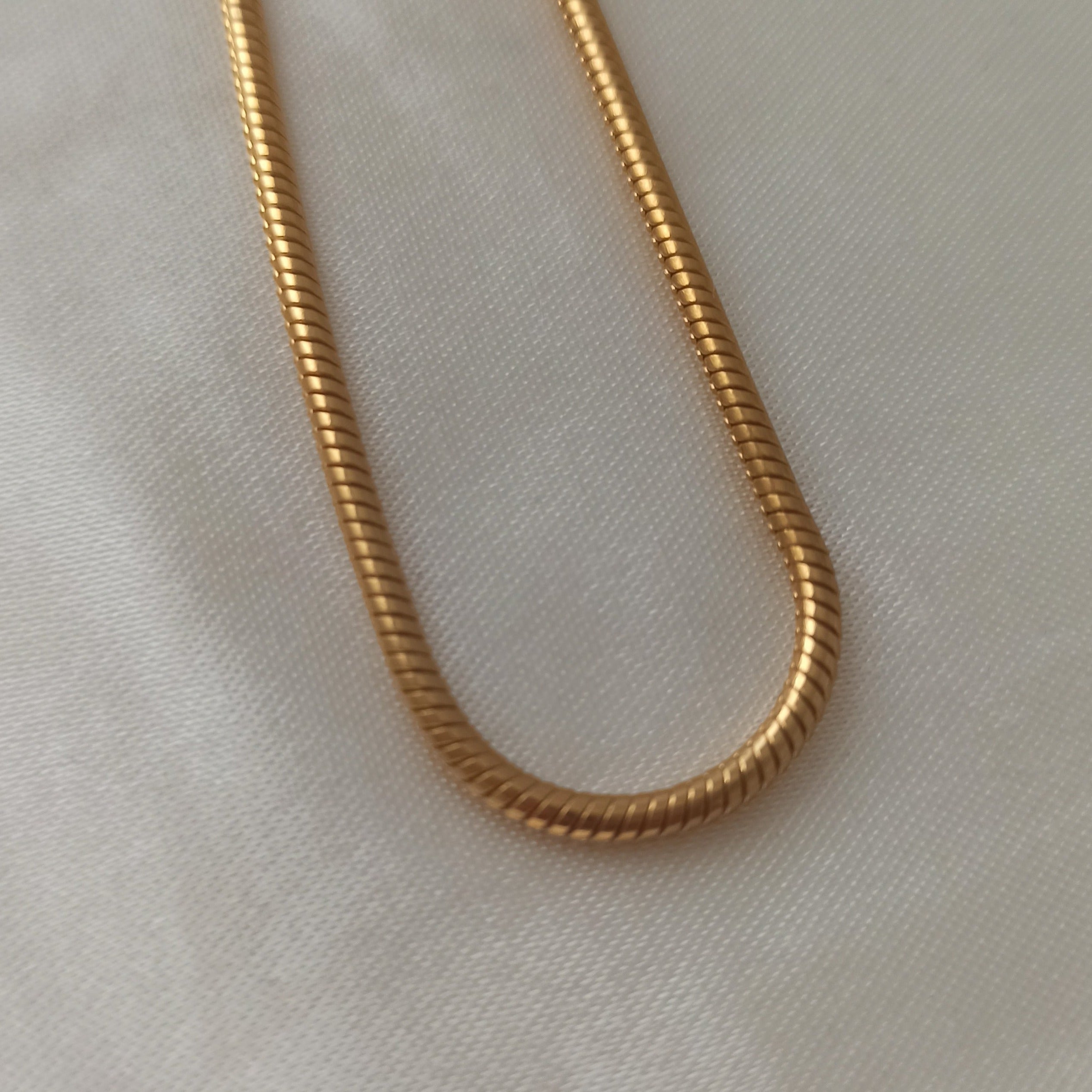 Cadena Snake Round | KHLOE JOYAS | 40%,Cadenas,Color Oro,Gargantillas