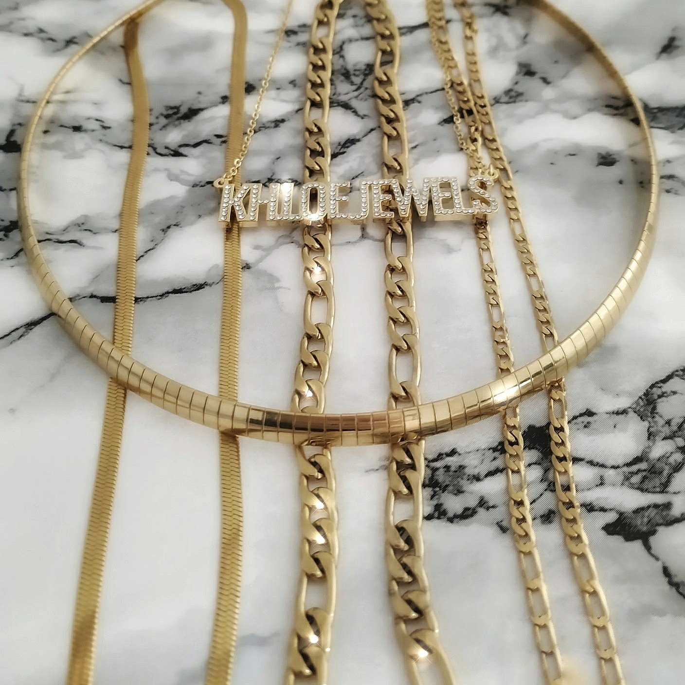 Choker Cleopatra | KHLOE JOYAS | 15%,Cadenas,Collares,Color Oro,Gargantillas