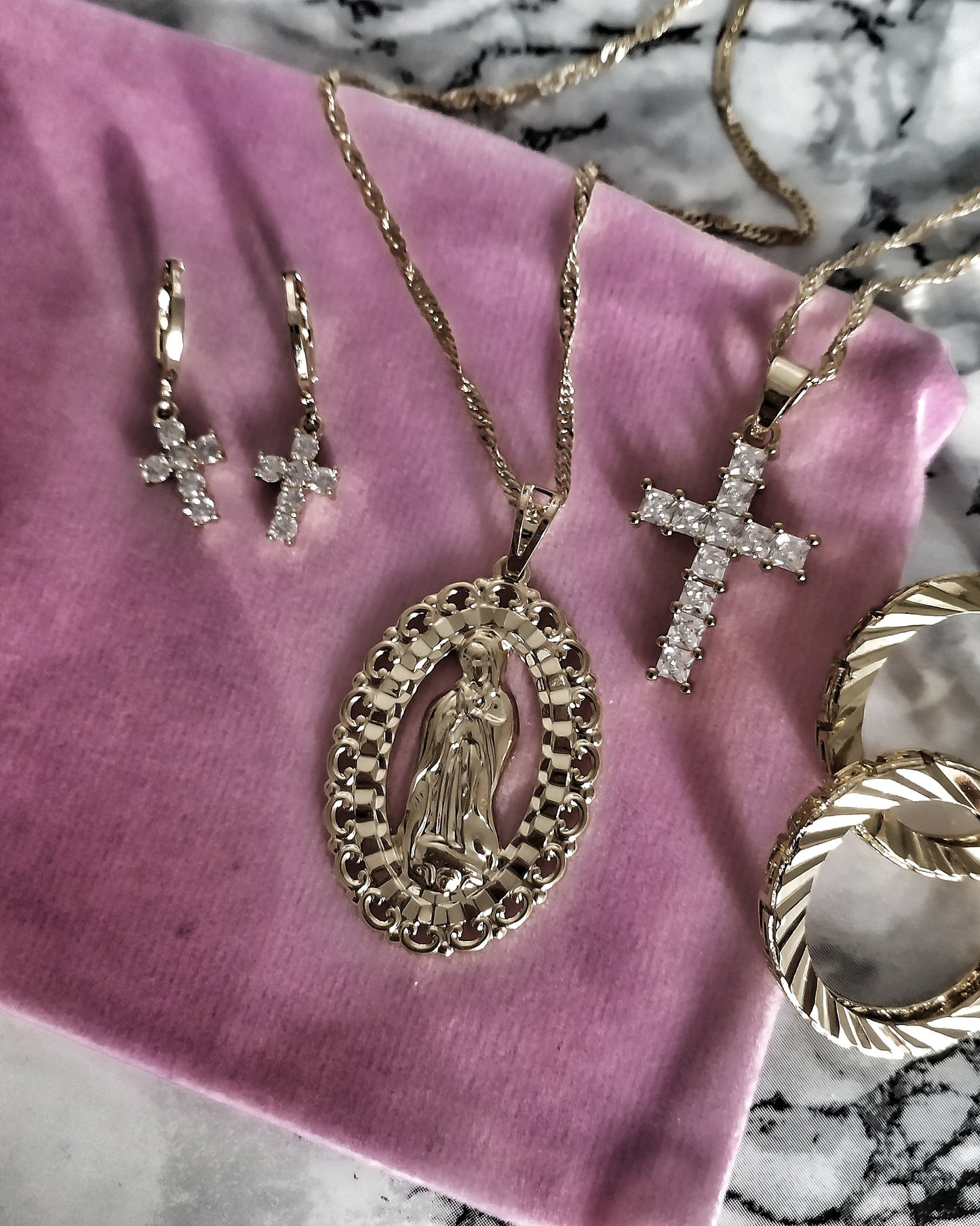 Colgante Paris CZ Cross freeshipping - KHLOE JOYAS