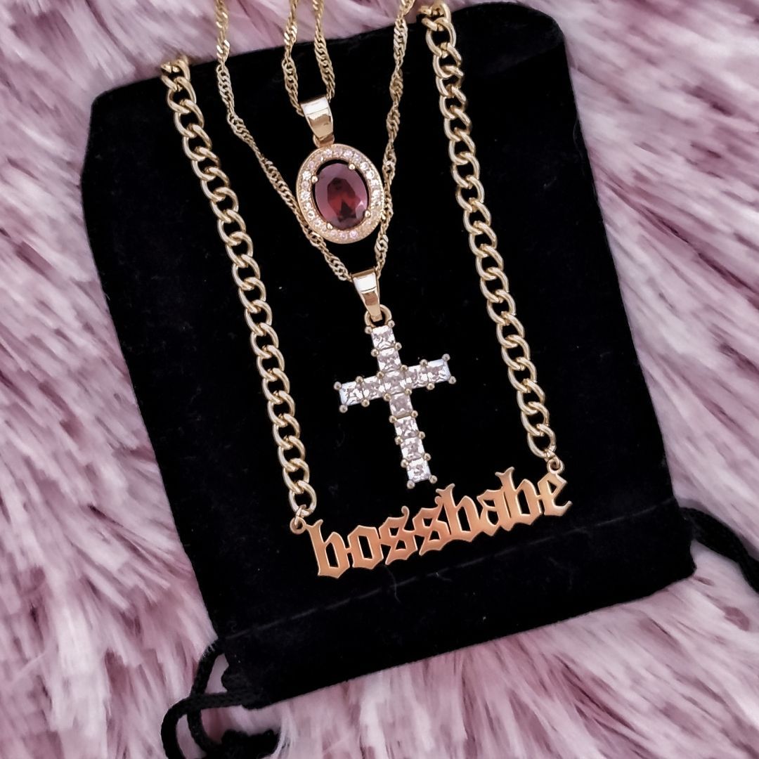 Colgante Paris CZ Cross freeshipping - KHLOE JOYAS
