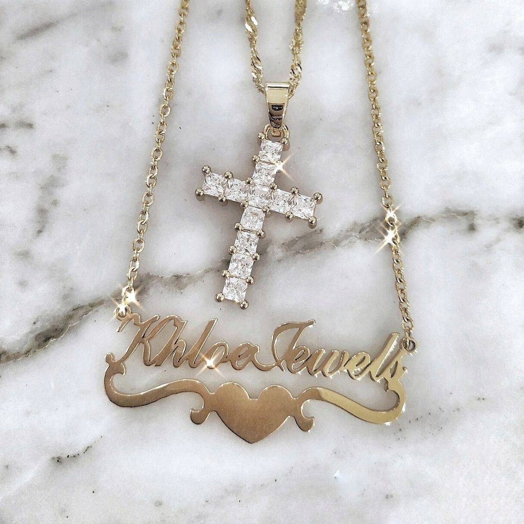 Colgante Paris CZ Cross freeshipping - KHLOE JOYAS