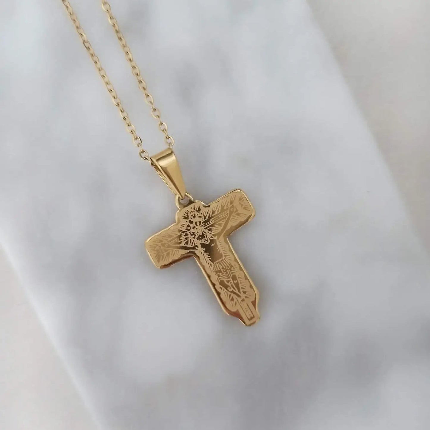 Colgante Cruz Ave Maria freeshipping - KHLOE JOYAS