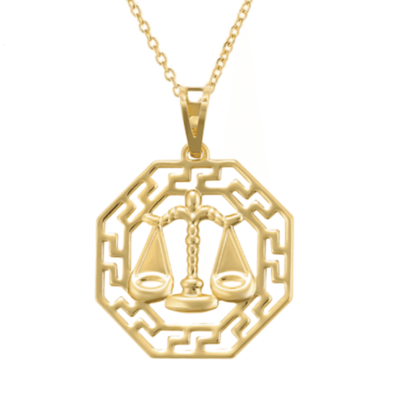 Collar Athena Zodiac | KHLOE JOYAS | 40%,Colgantes,Collares,Color Oro,Zodiaco