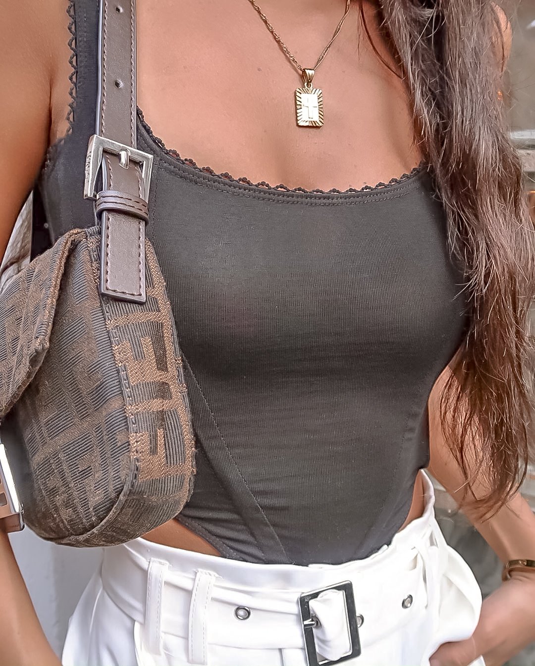 Collar Cross Tablet | KHLOE JOYAS | 15%,Colgantes,Collares,Color Oro,Cruces,Religioso,Unisex