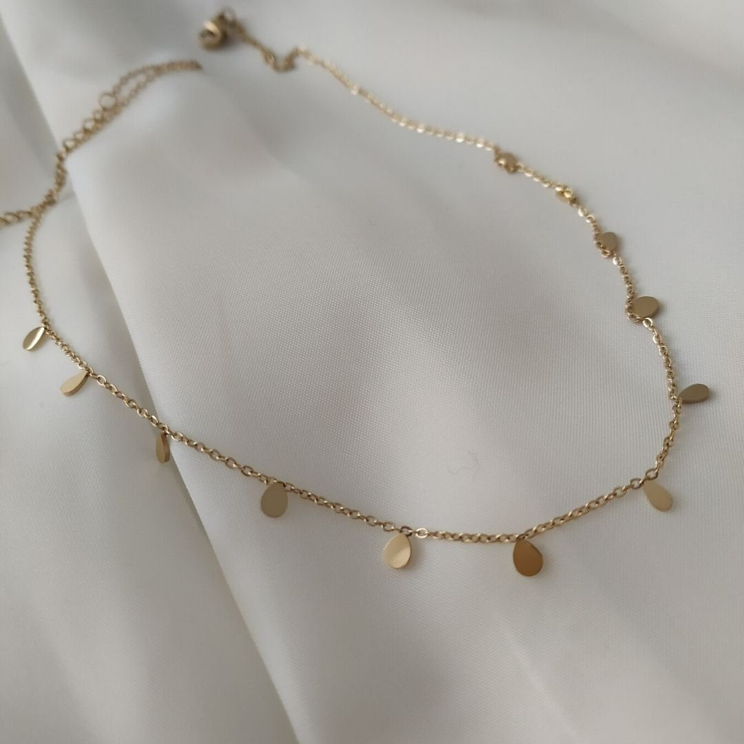 Collar Drops | KHLOE JOYAS | Collares,Color Oro,Gargantillas