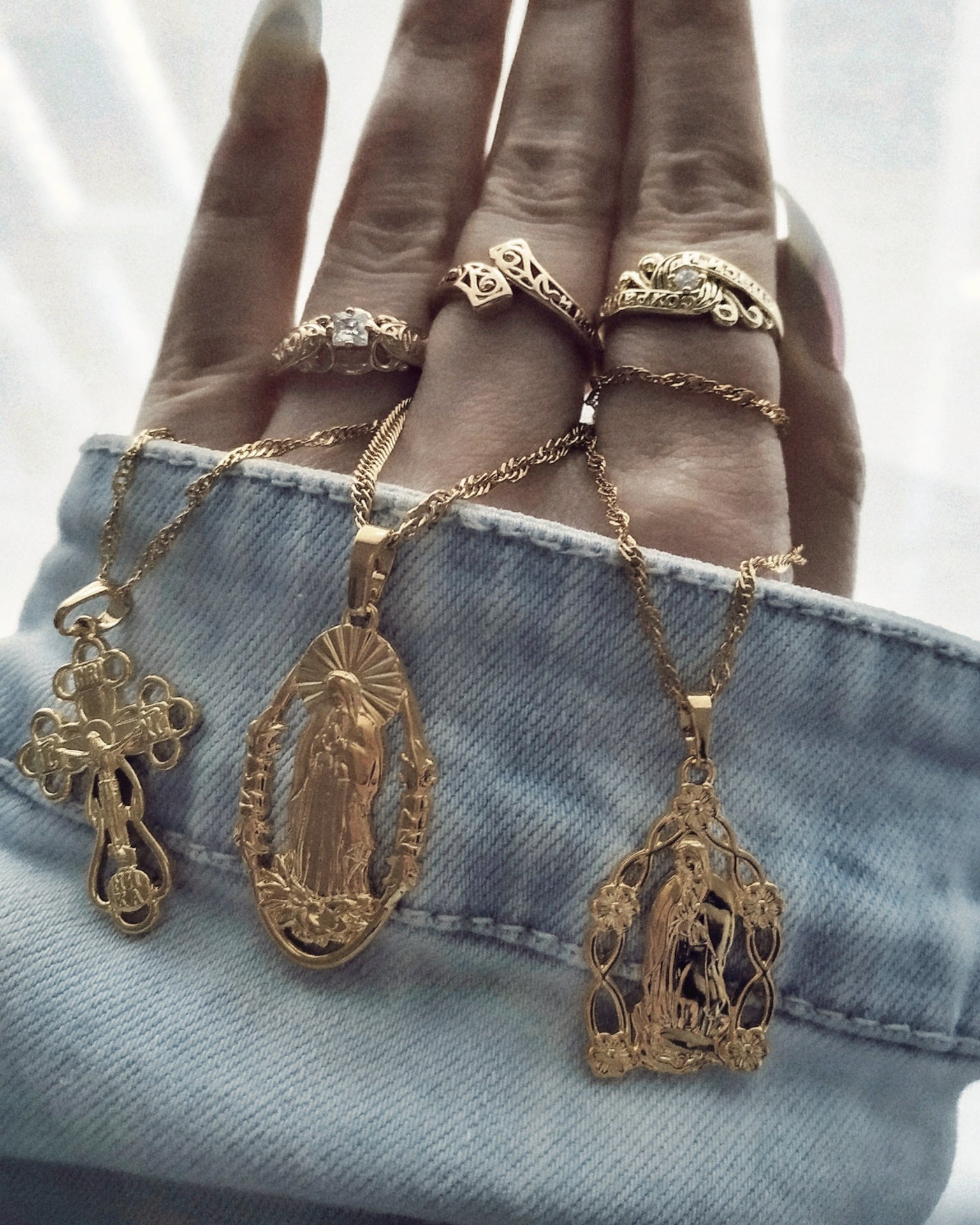 Collar Grace | KHLOE JOYAS | 40%,Colgantes,Collares,Color Oro,Religioso