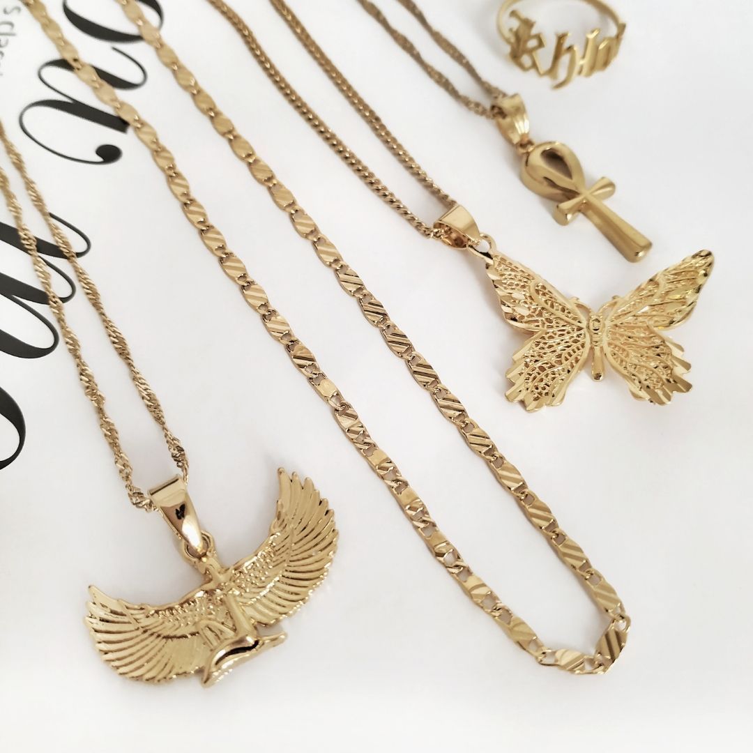 Collar Isis | KHLOE JOYAS | 40%,Colgantes,Collares,Color Oro