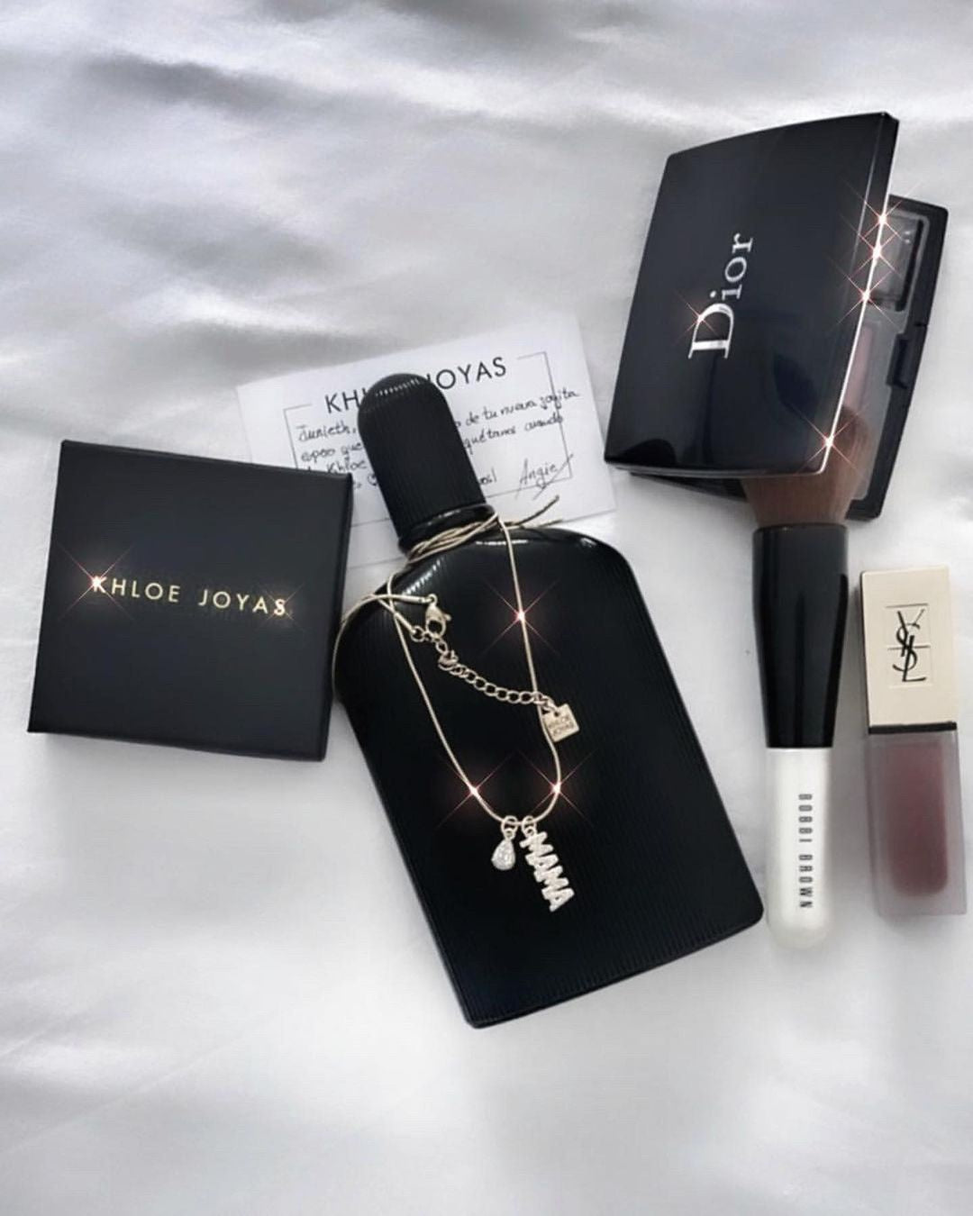 Gargantilla Mama Brillante | KHLOE JOYAS | Colgantes,Collares,Color Oro,Colores,Con Brillantes,Gargantillas