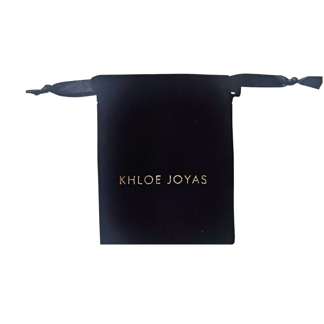 Gift Bag Black Velvet | KHLOE JOYAS | Packaging