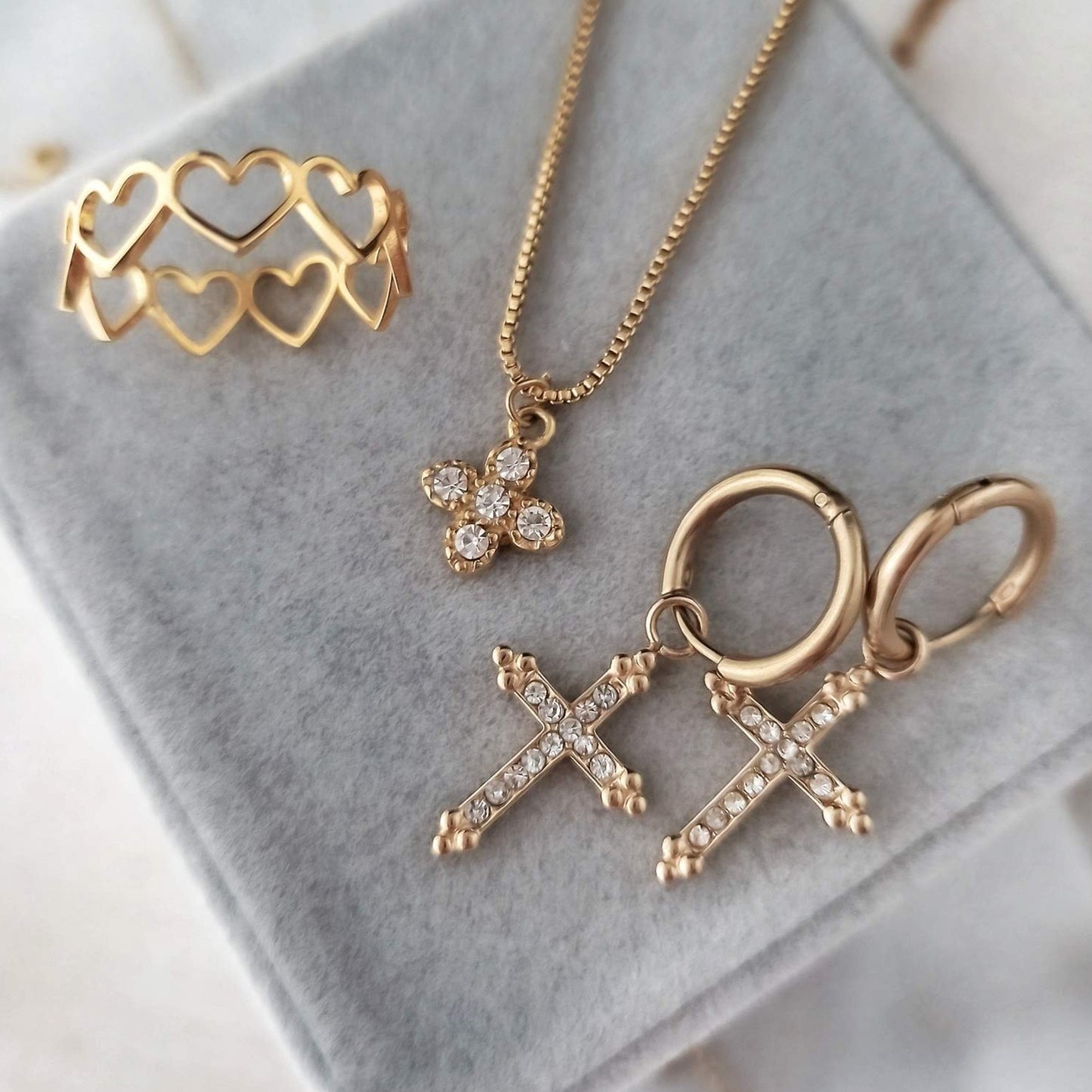 Pendientes Cruz Cova freeshipping - KHLOE JOYAS