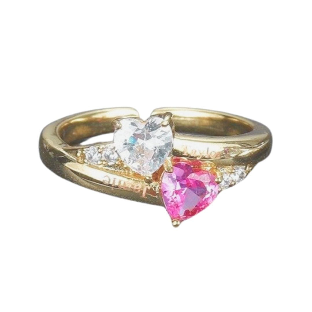 Anillo Serene Corazon CZ DIY
