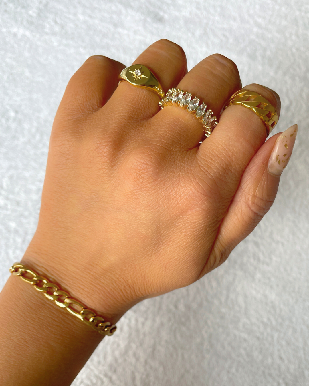 Anillo Citadel | KHLOE JOYAS | 15%,Anillos,Color Oro