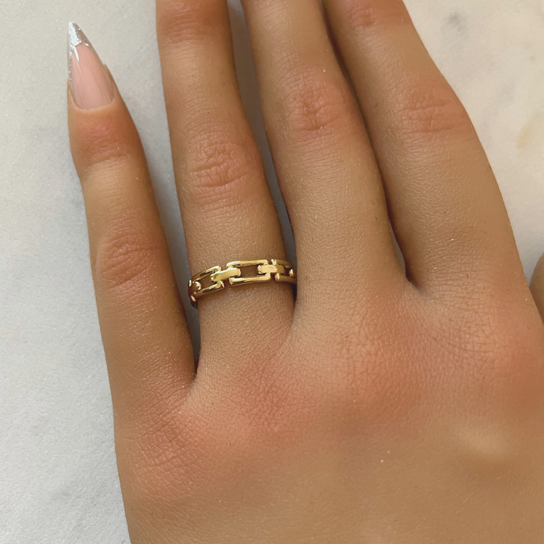 Anillo Courreges | KHLOE JOYAS | Anillos,Color Oro,Color Plata