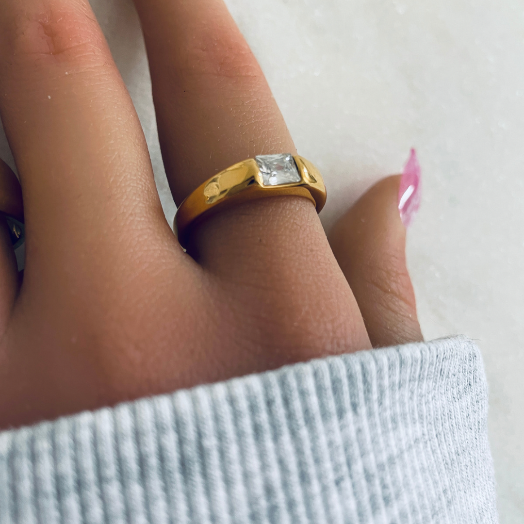 Anillo Lara | KHLOE JOYAS | Anillos,Color Oro,Con Brillantes