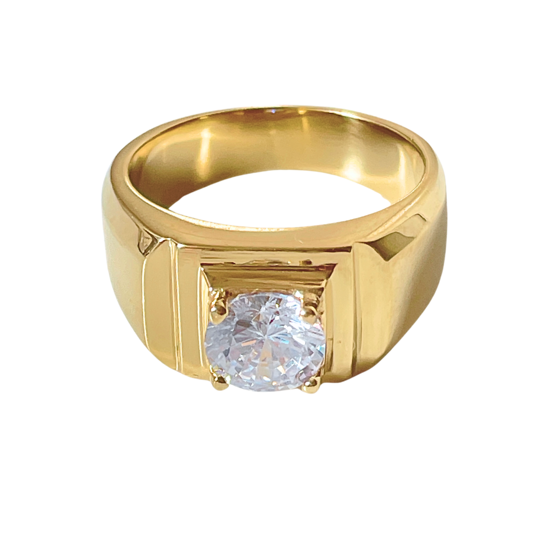 Anillo Sheikh | KHLOE JOYAS | Anillos,Color Oro,Con Brillantes,Unisex