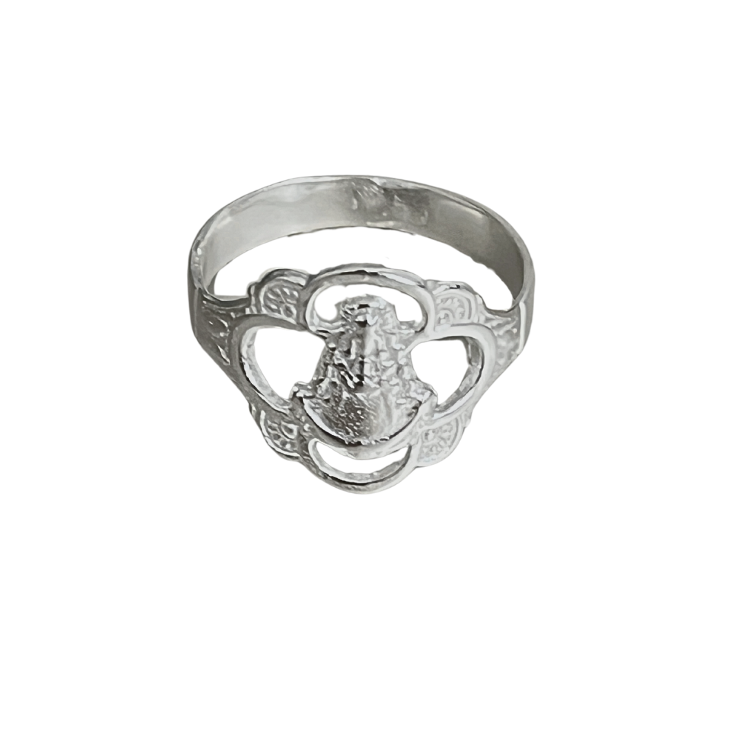 Anillo Virgen Del Rocio Orla Plata De Ley