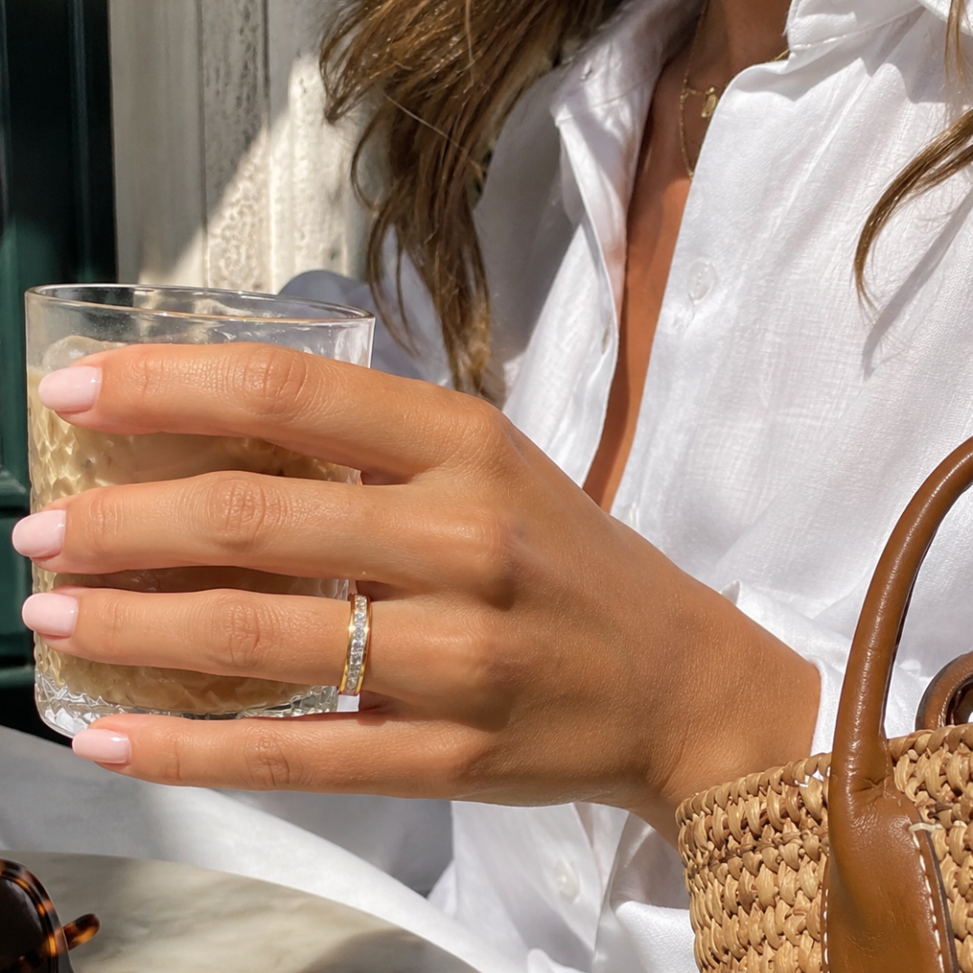 Anillo Twilight de oro y brillantes KHLOE JOYAS