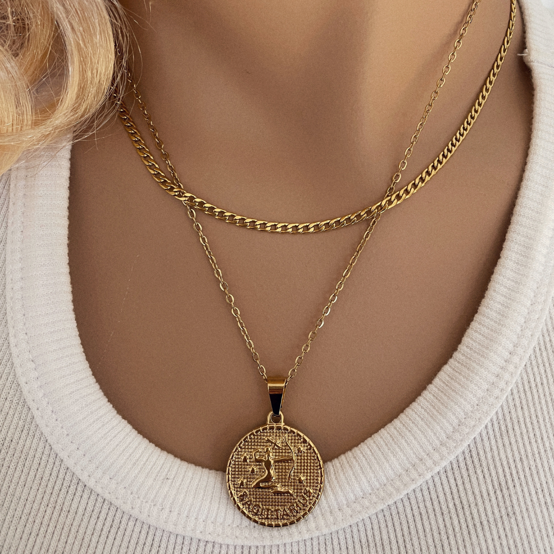 Zodiac Medallion Necklace