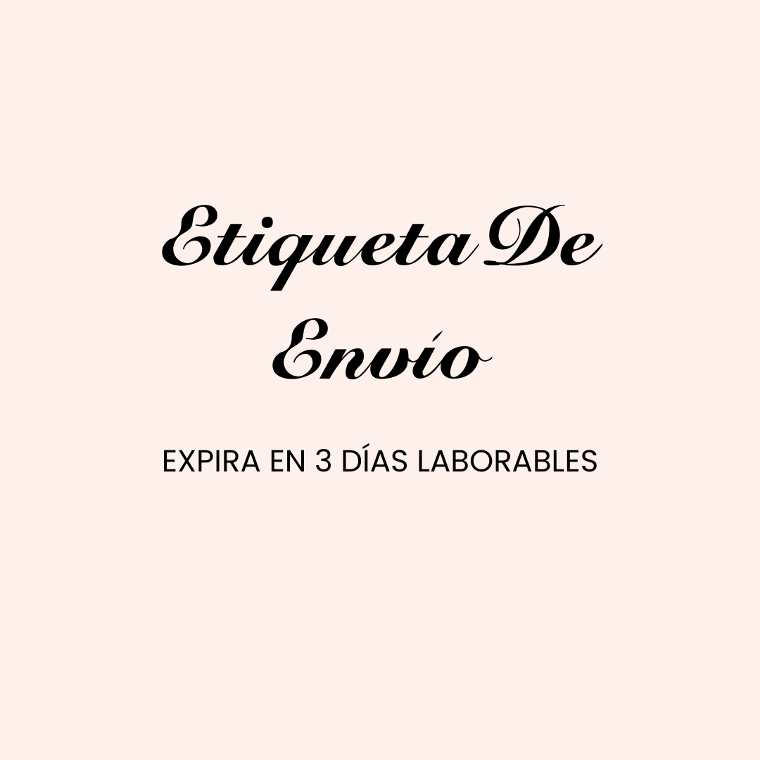 Etiqueta De Envío (Expira en 3 días laborables)