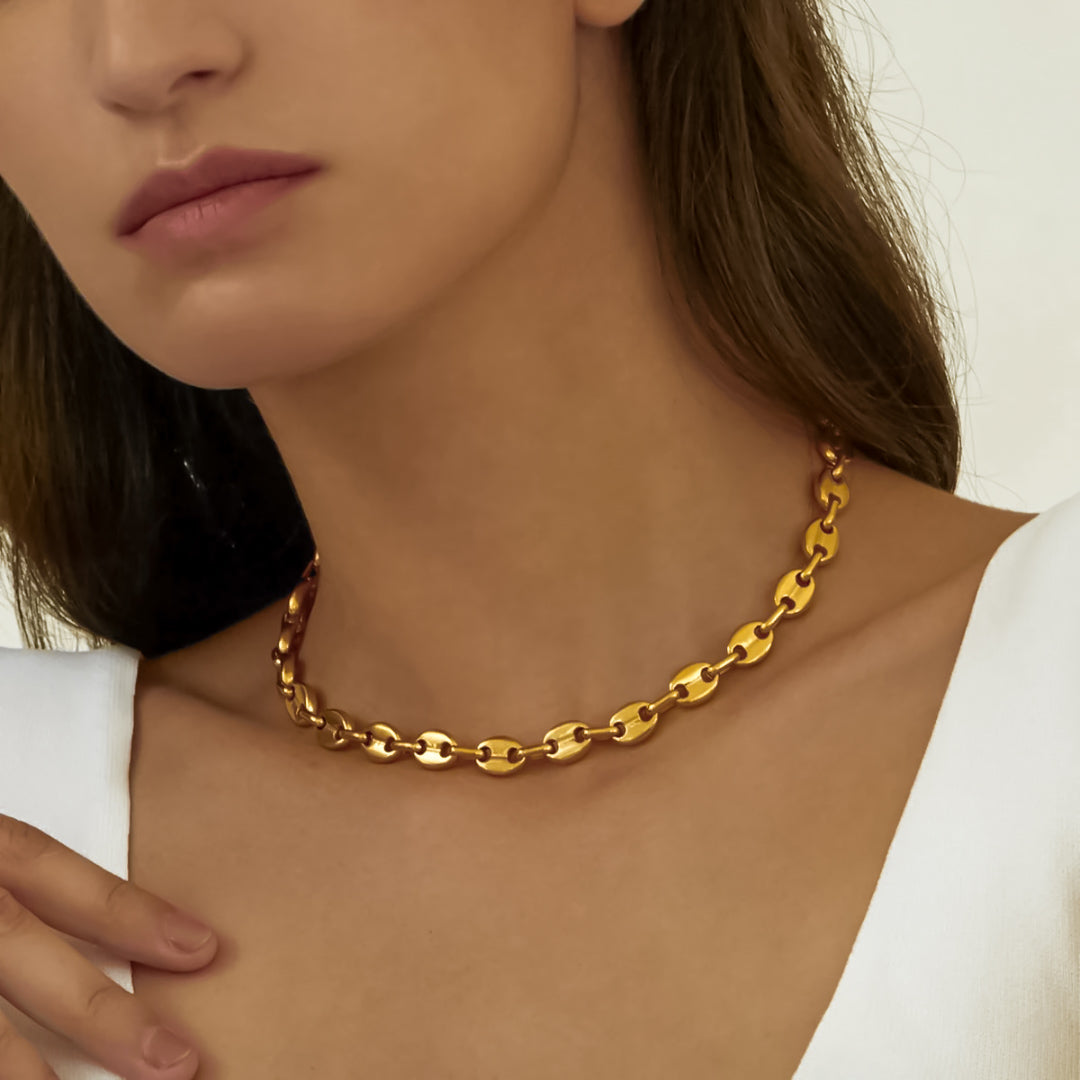 Cadena Mariner Gucci Link | KHLOE JOYAS | 15%,Cadenas,Color Oro,Gargantillas,Unisex