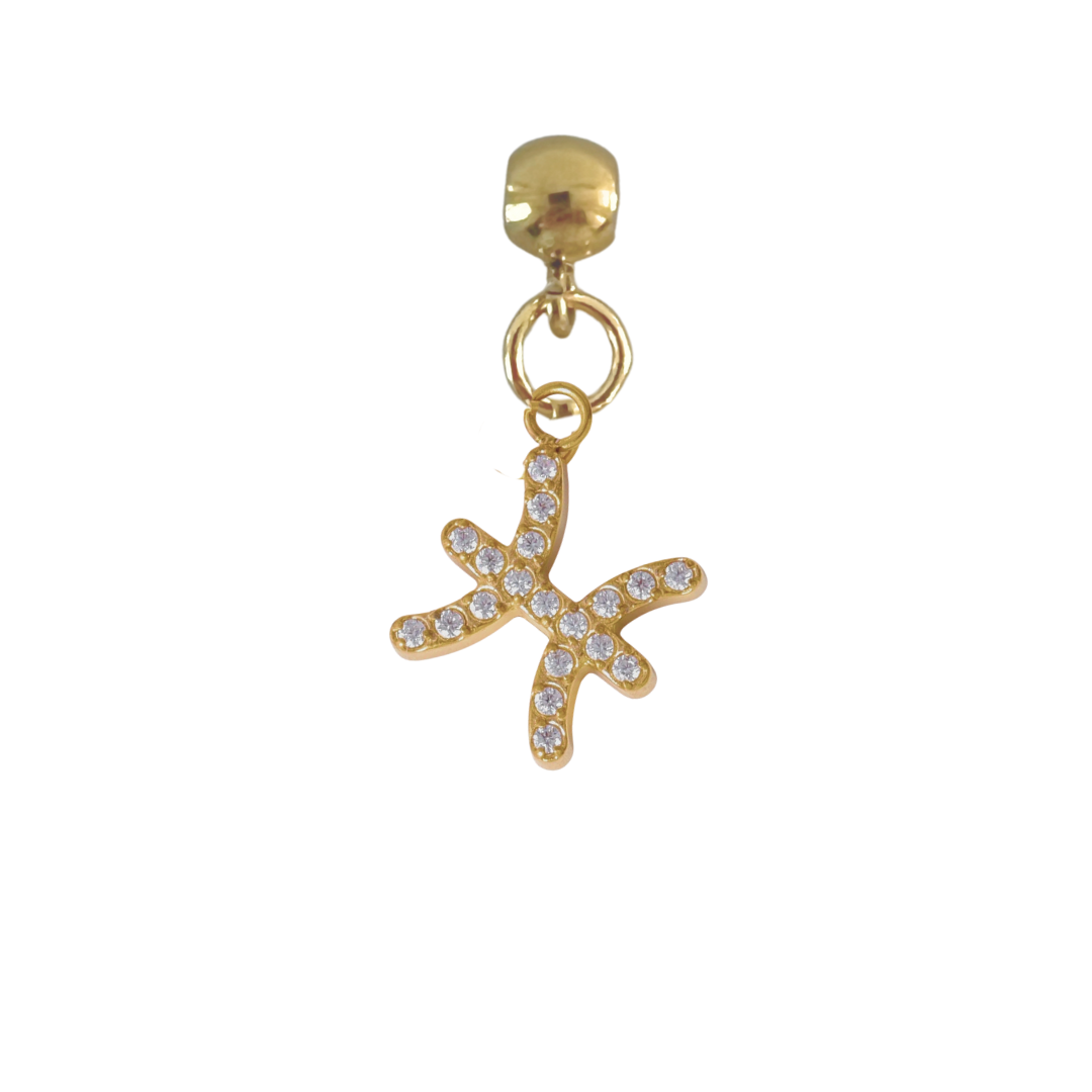 Charm Piscis CZ