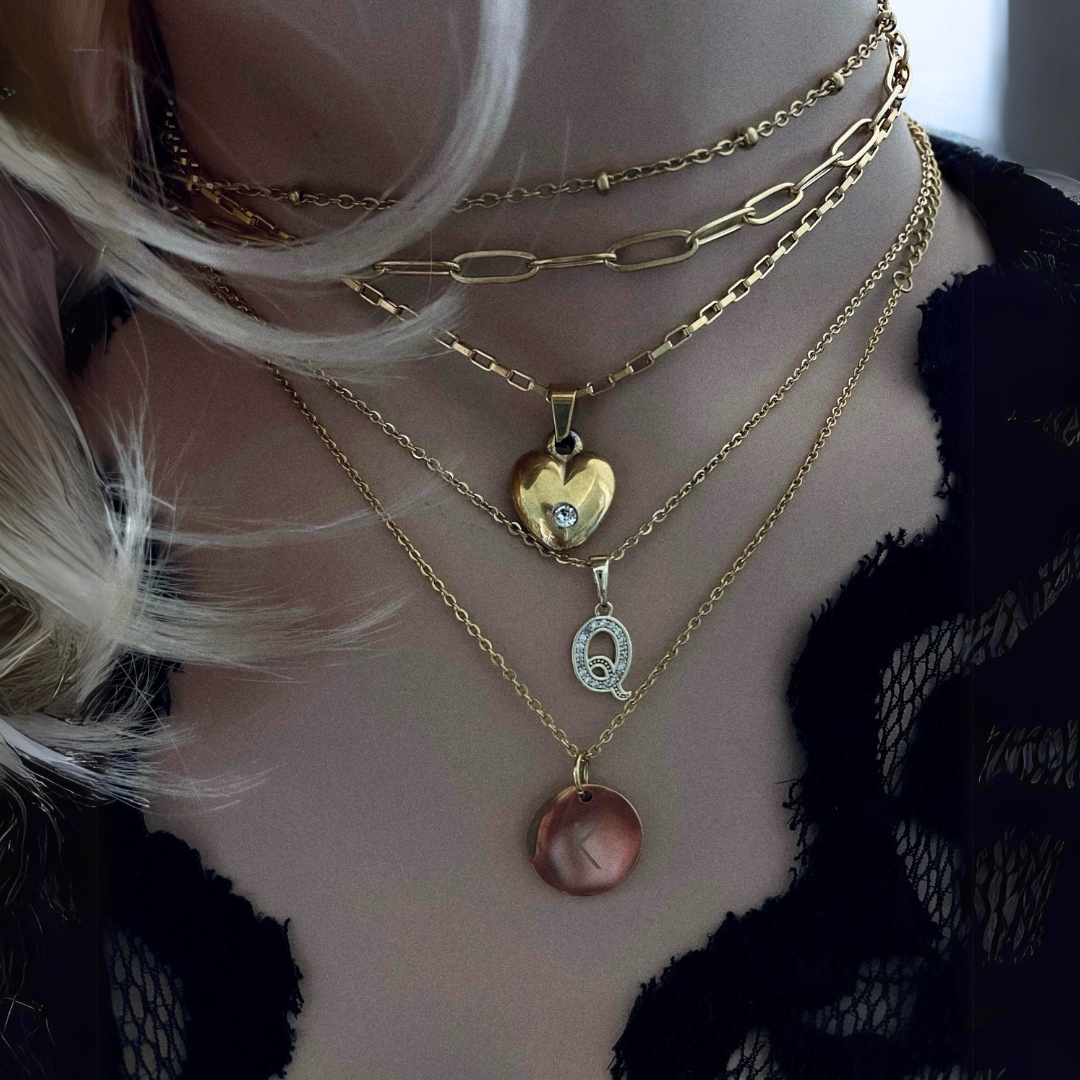 Colgante Valentine | KHLOE JOYAS | 40%,Colgantes,Color Oro,Con Brillantes,Corazon