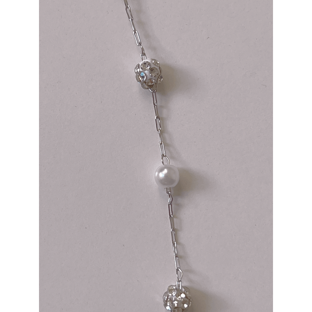 Collar Bali | KHLOE JOYAS | Collares,Color Plata,Con Brillantes,Gargantillas,Perlas