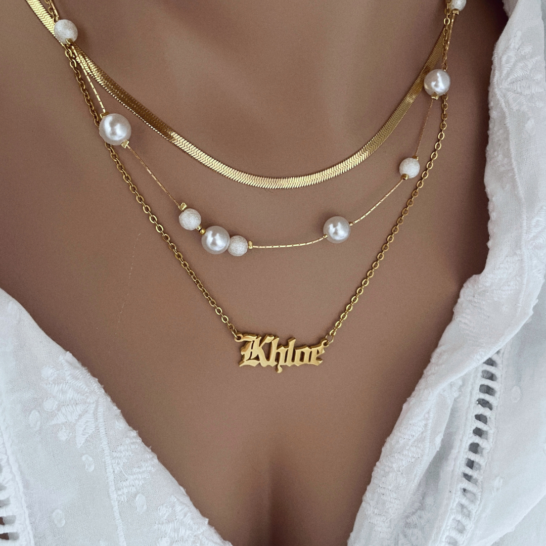 Collar Brisa | KHLOE JOYAS | 60%,Collares,Color Oro,Gargantillas,Perlas