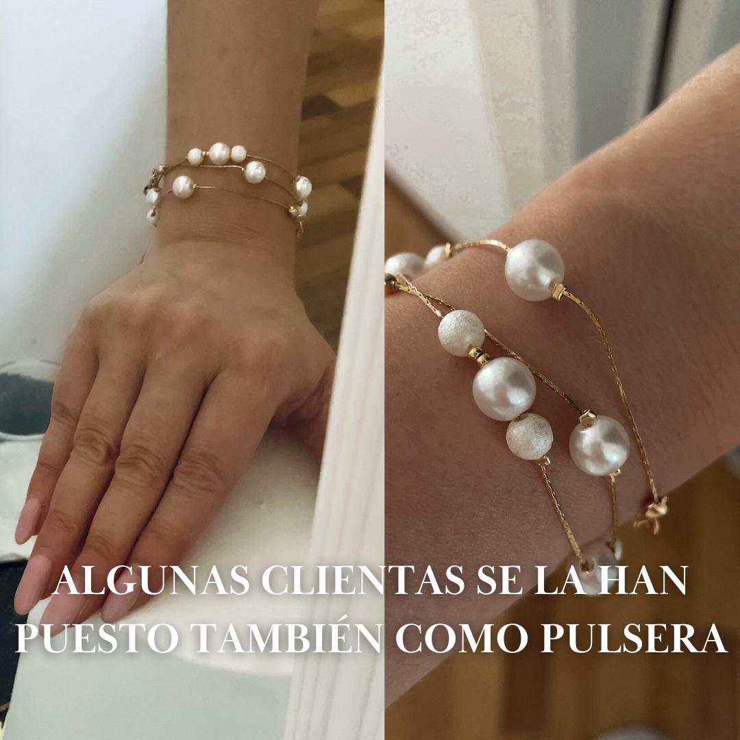 Collar Brisa | KHLOE JOYAS | 60%,Collares,Color Oro,Gargantillas,Perlas