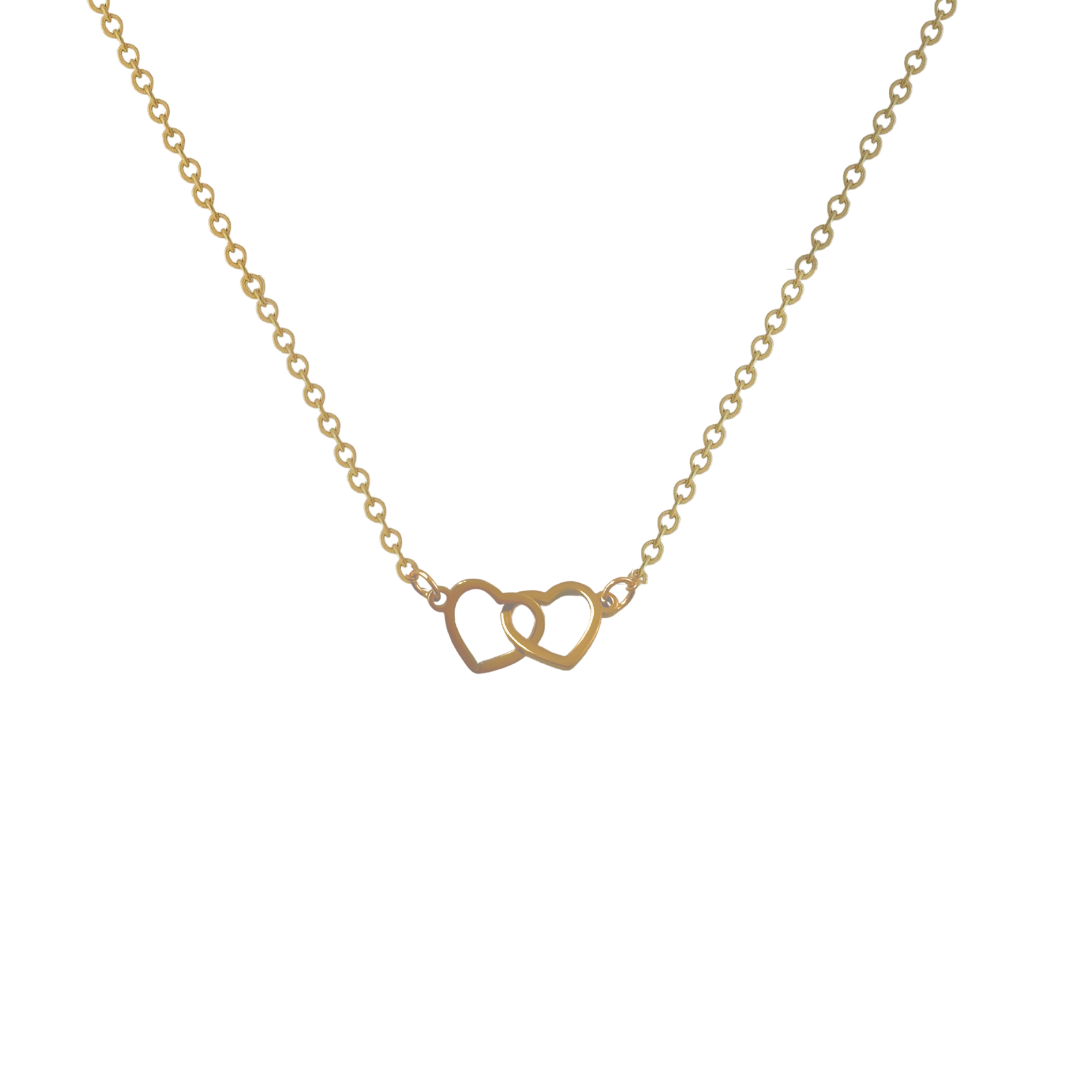 Collar Juntos Por Siempre | KHLOE JOYAS | Colgantes,Collares,Color Oro,Corazon,Gargantillas