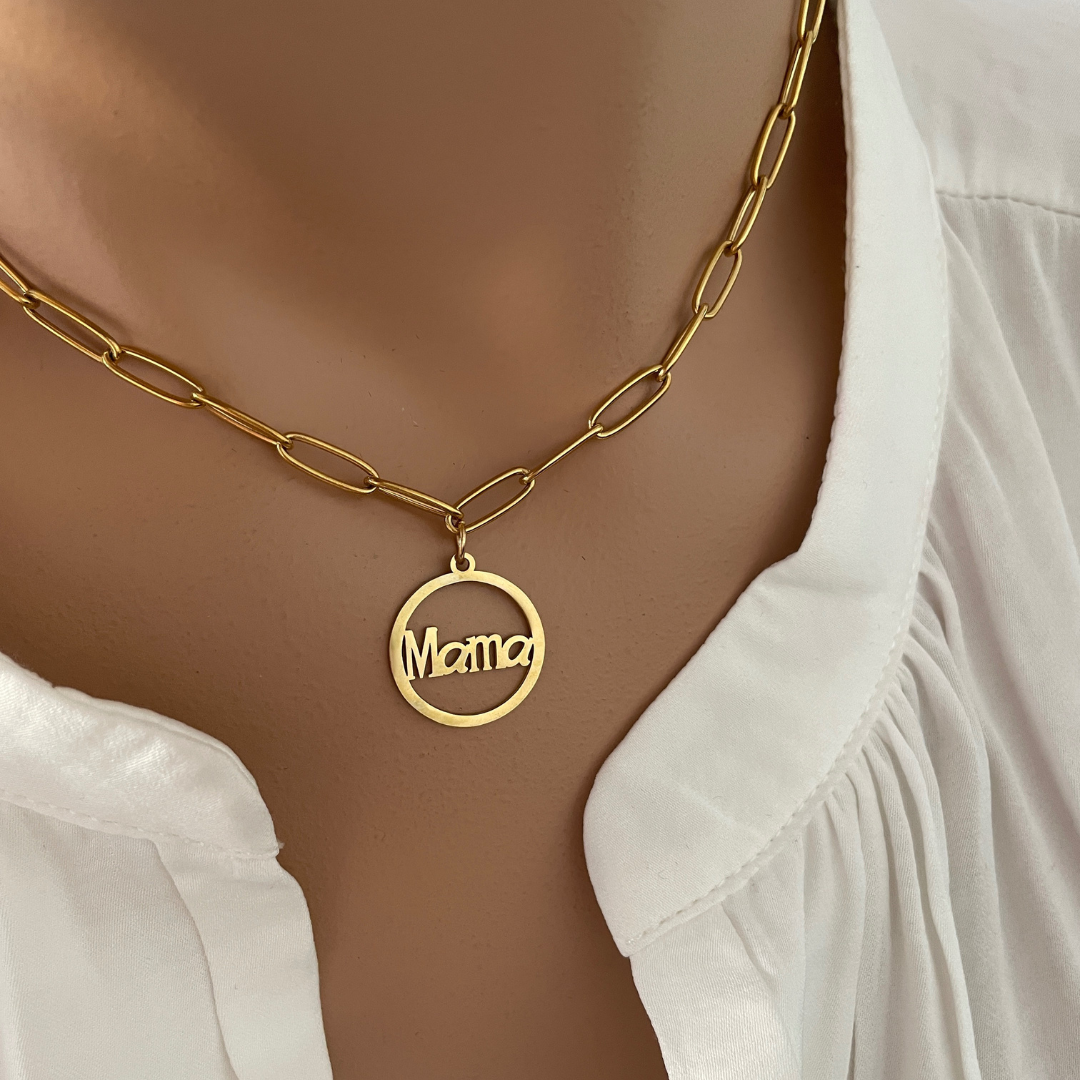 Collar Mama Círculo Relier | KHLOE JOYAS | Colgantes,Collares,Color Oro,Color Plata,Gargantillas