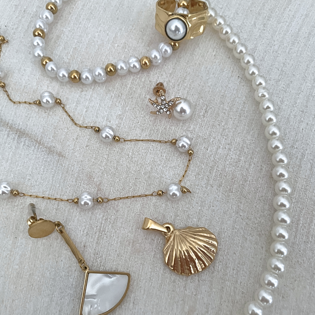 Collar Splendid Pearl | KHLOE JOYAS | Collares,Color Oro,Color Plata,Gargantillas,Perlas