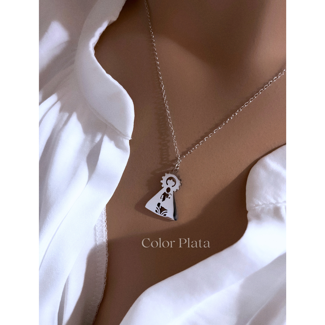 Collar Virgen De Los Desamparados Silueta
