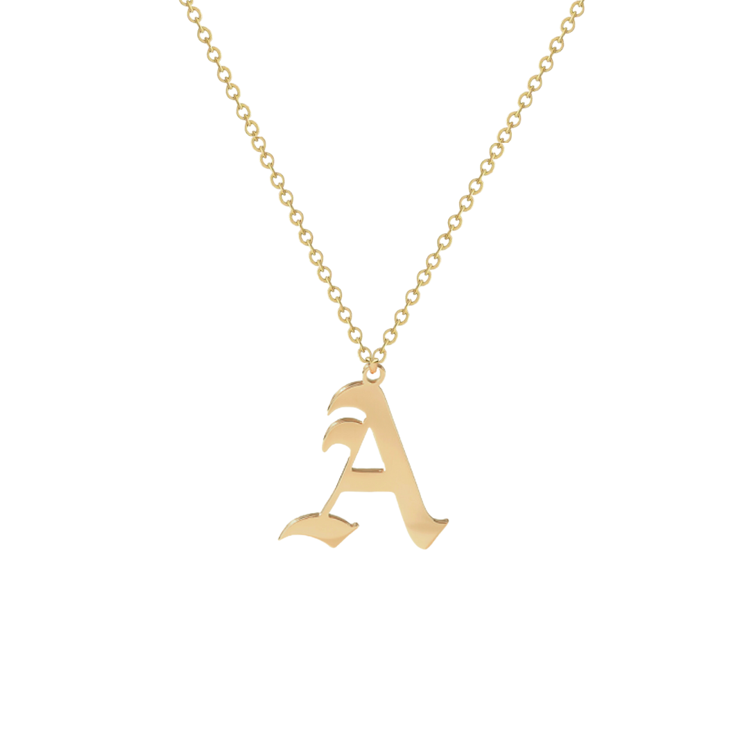 Codex Initial Necklace