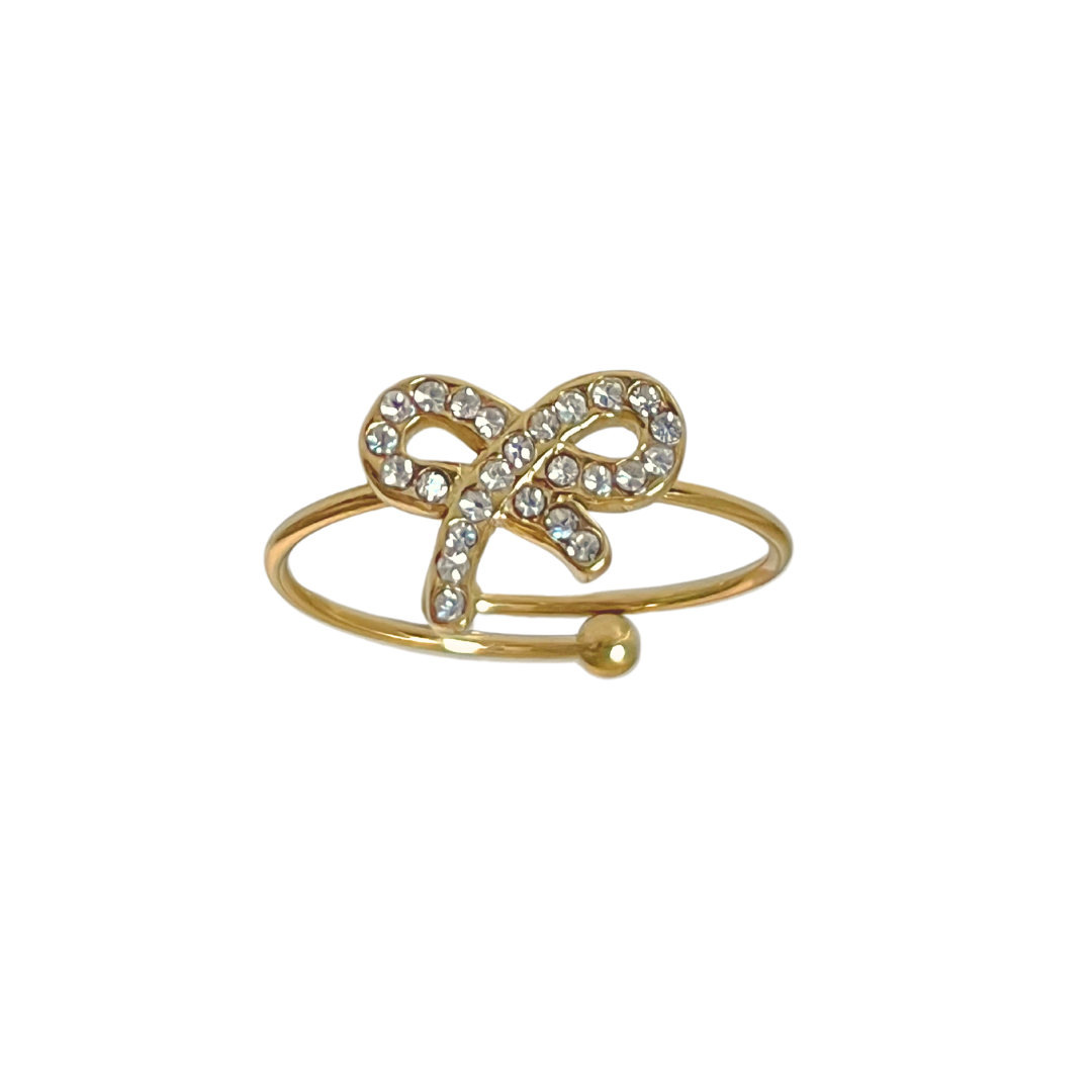 Shiny Bow Ring