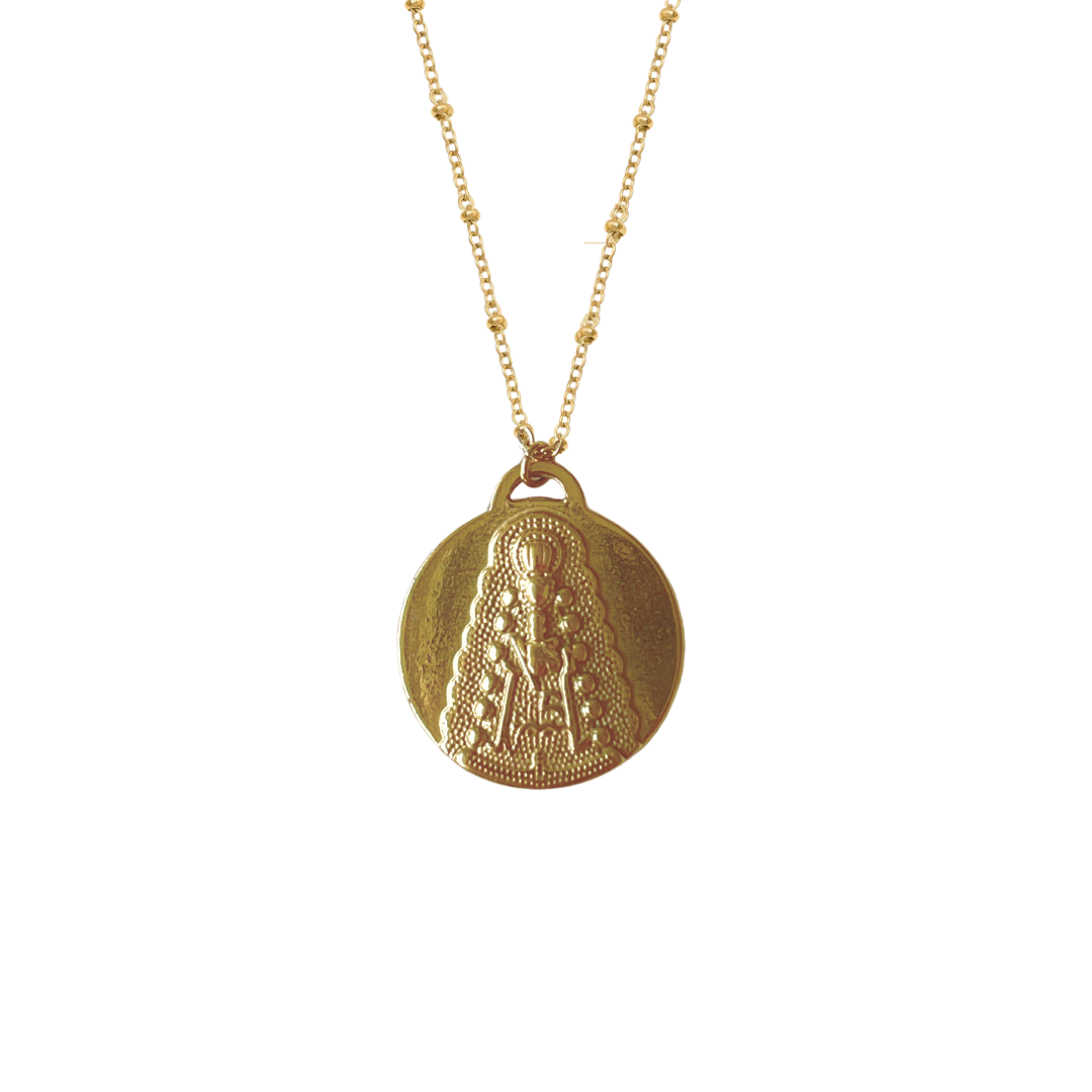 Virgin of Rocio Medal Necklace