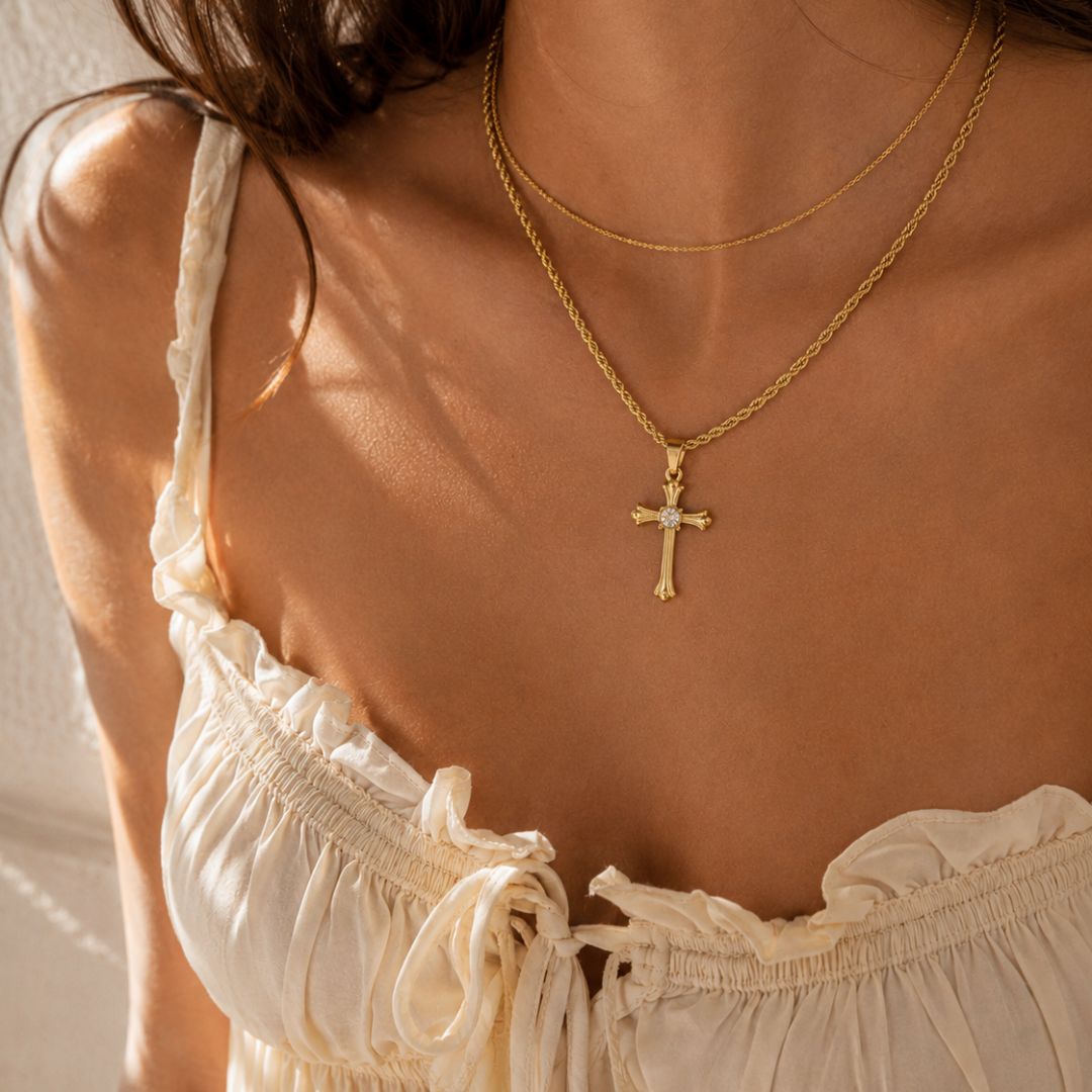 Collar Cruz Layla KHLOE JOYAS