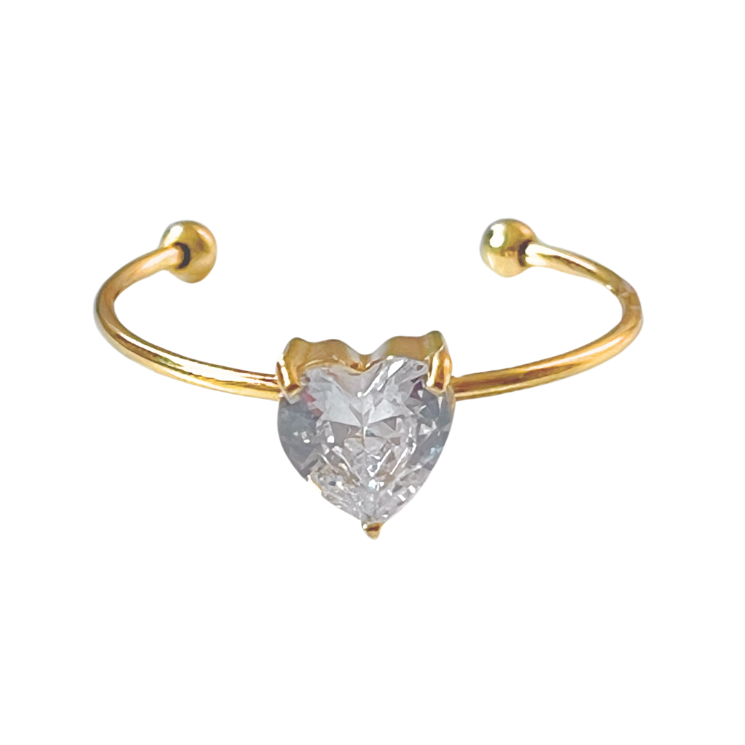 Shiny Heart Ring