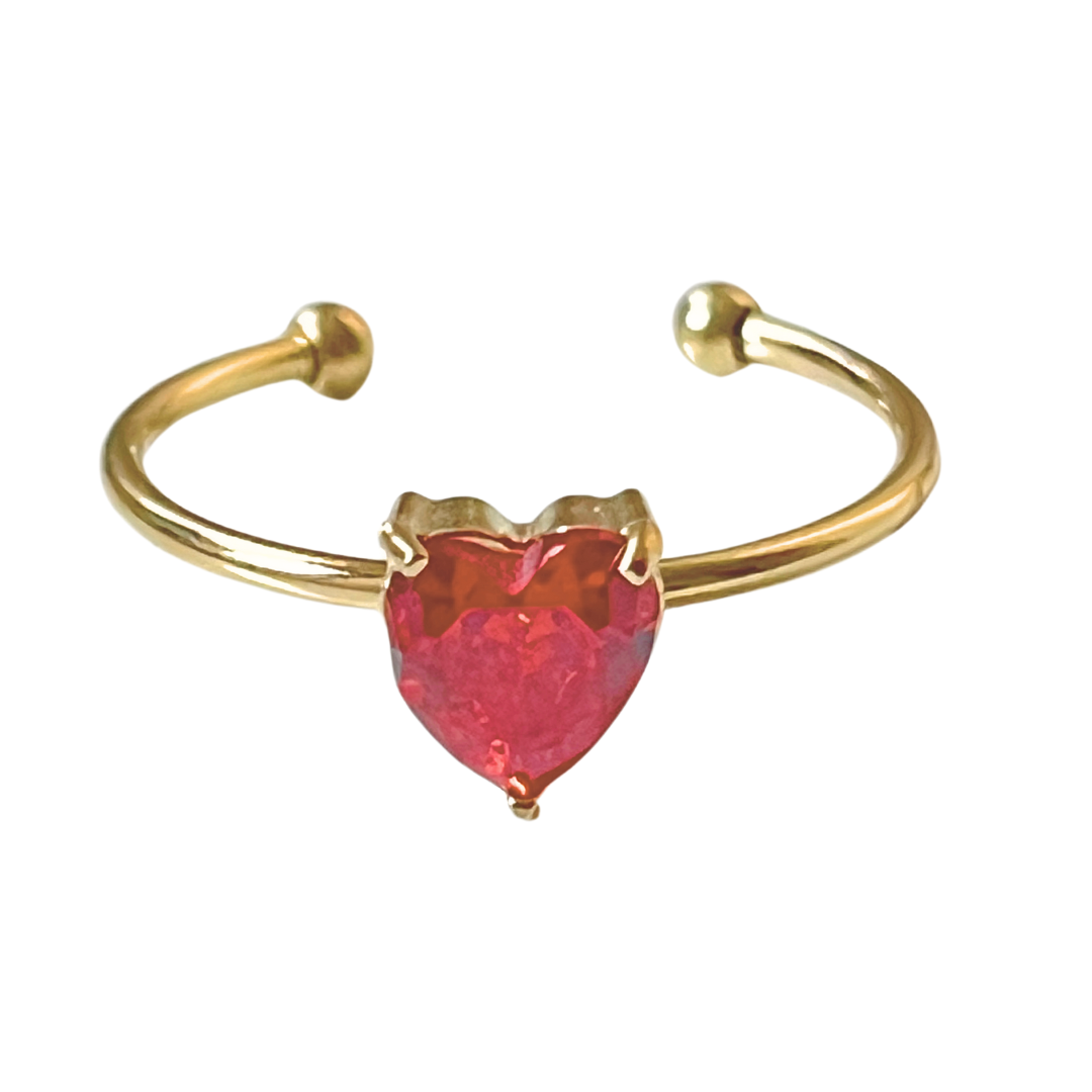 Red Heart Ring