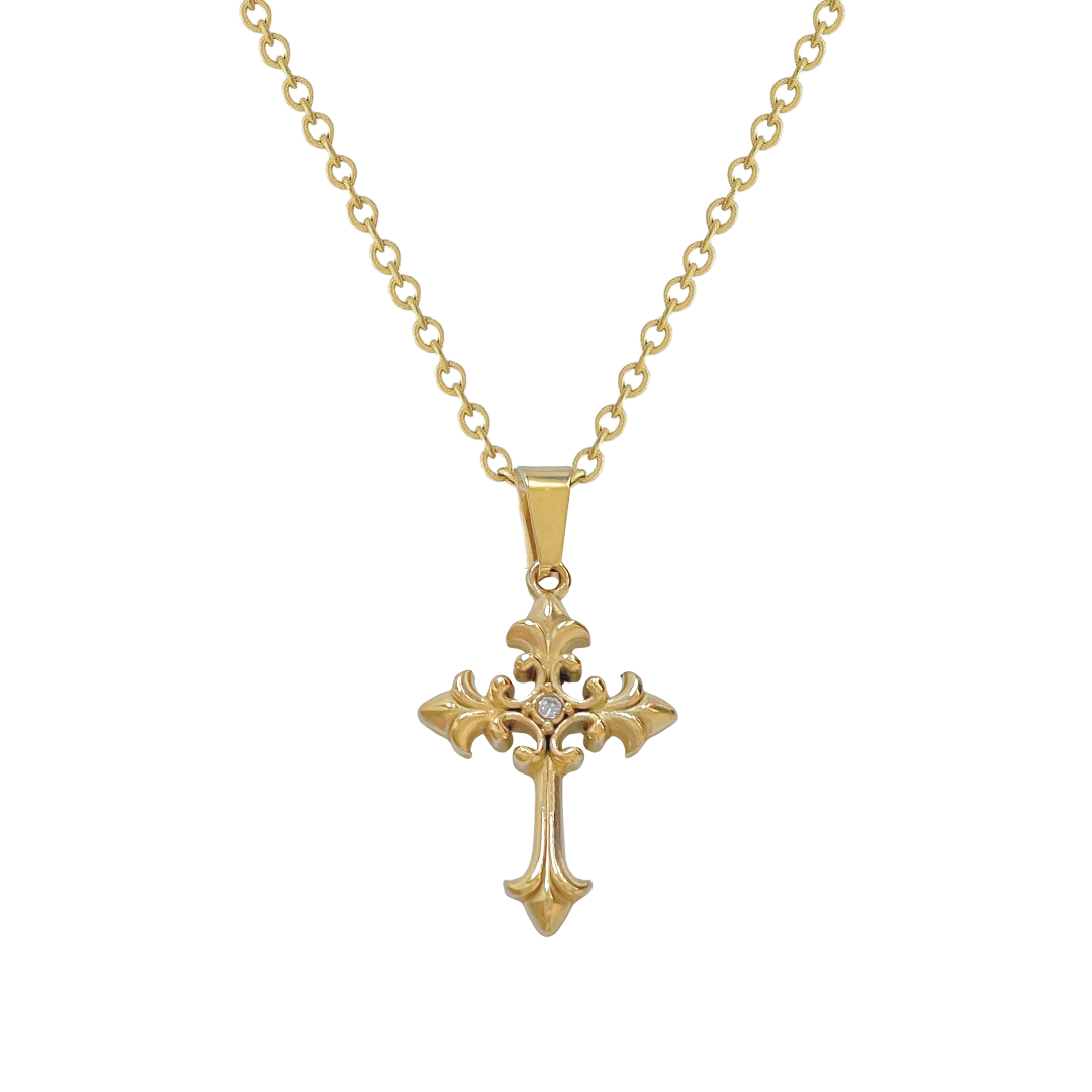 Geneva Cross Necklace