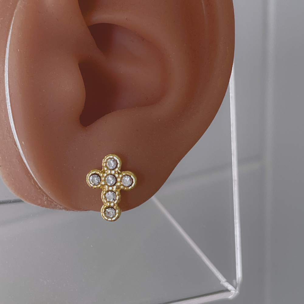 Pendientes Cruz Alma