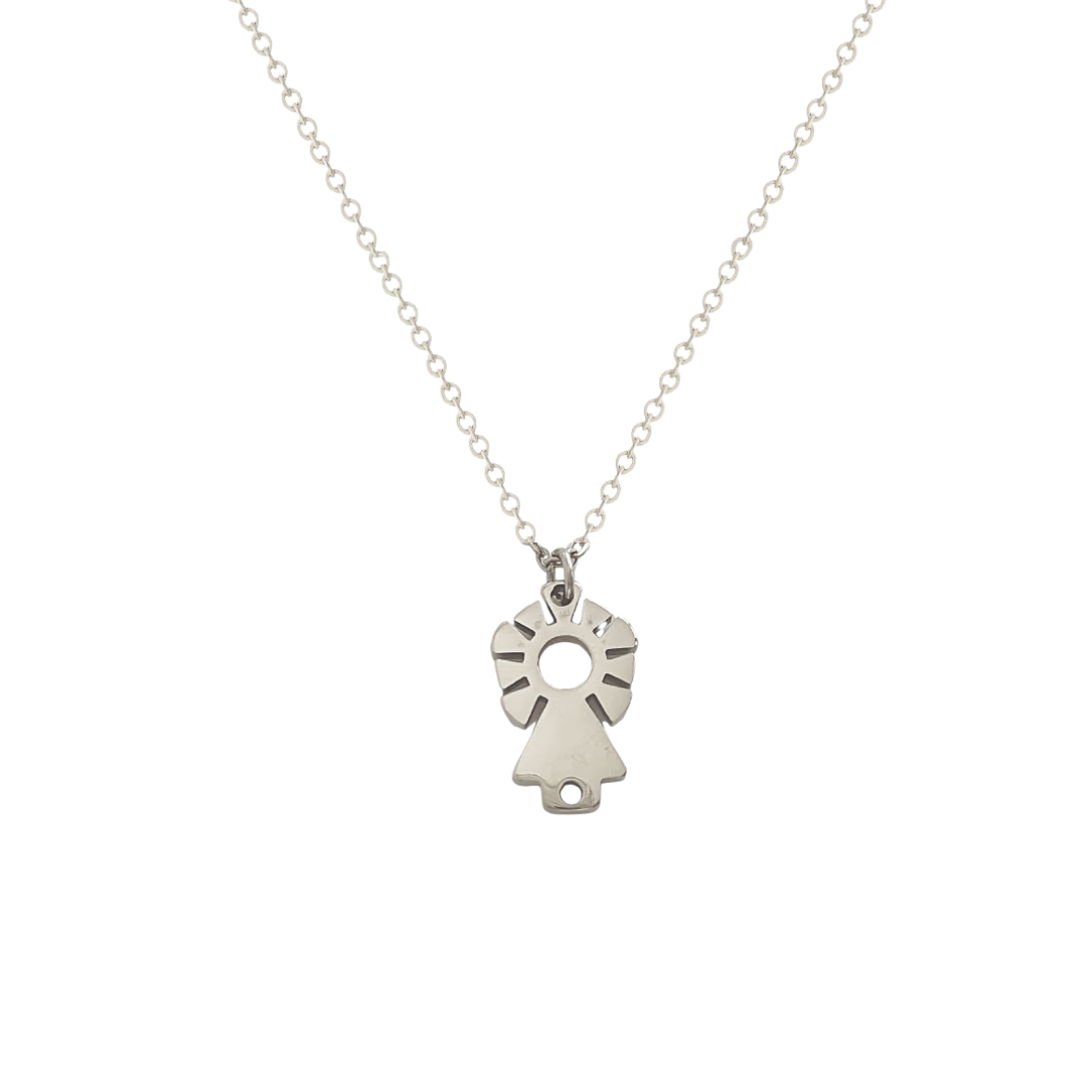 Virgin of Pilar Mini Silhouette Necklace