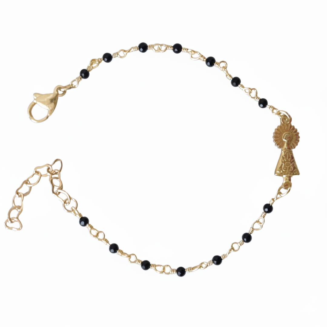 Pulsera Virgen Del Pilar Hecha A Mano
