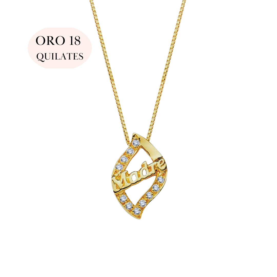 Gargantilla Madre Oro 18 Quilates | KHLOE JOYAS | Gargantillas,Oro 18 Quilates