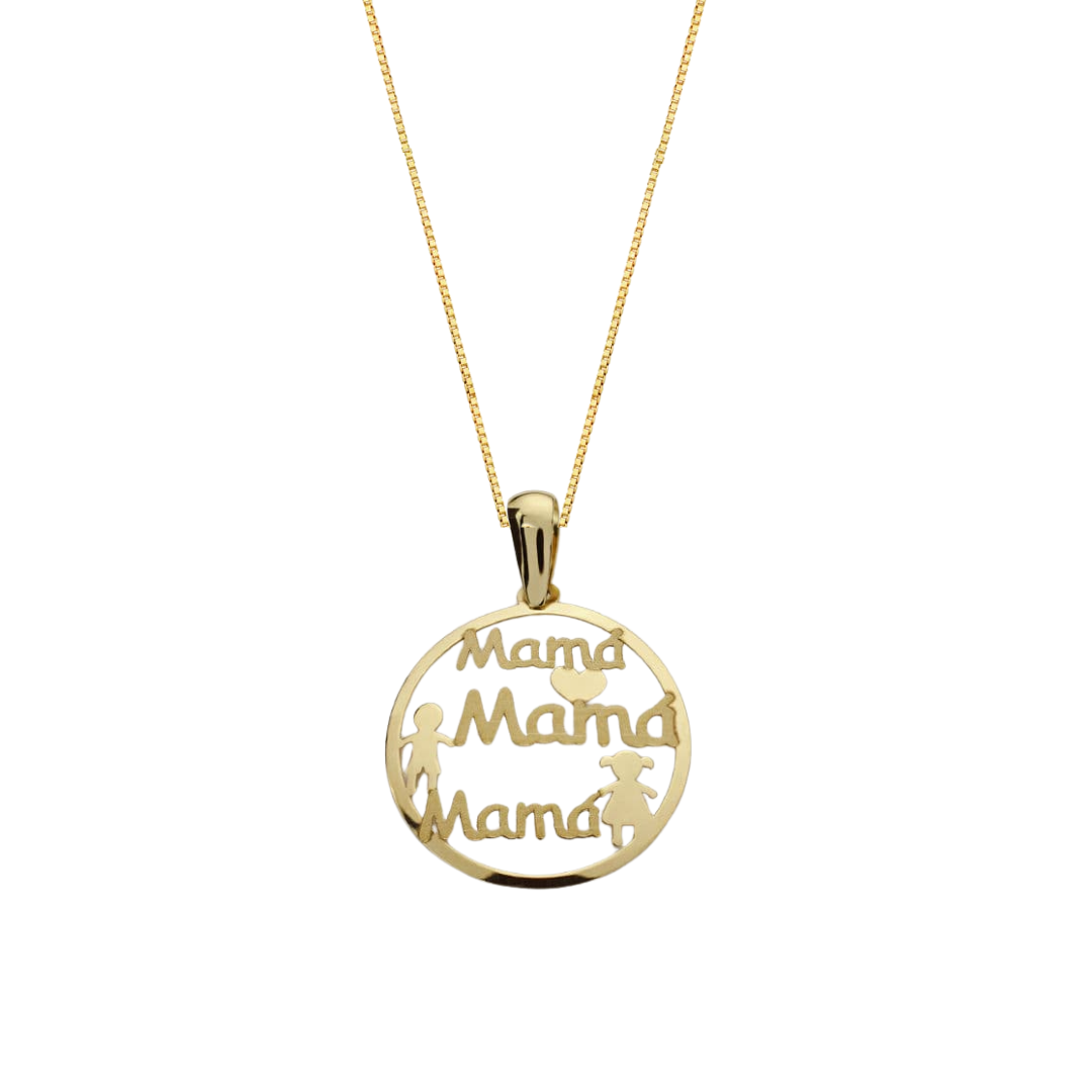 Gargantilla Mama Circle | KHLOE JOYAS | Colgantes,Collares,Color Oro,Gargantillas,Oro