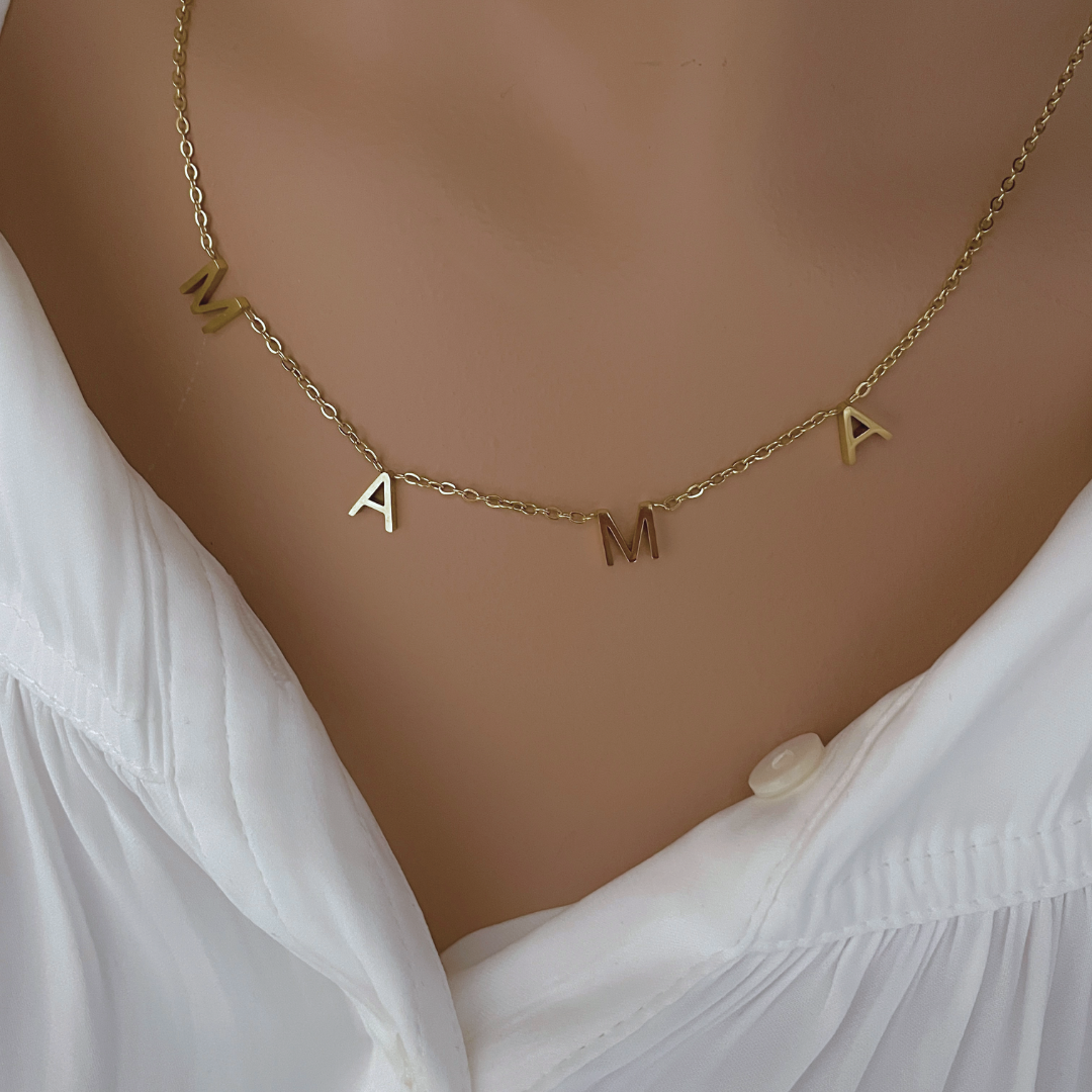 Gargantilla Mama Dangle | KHLOE JOYAS | Color Oro,Gargantillas